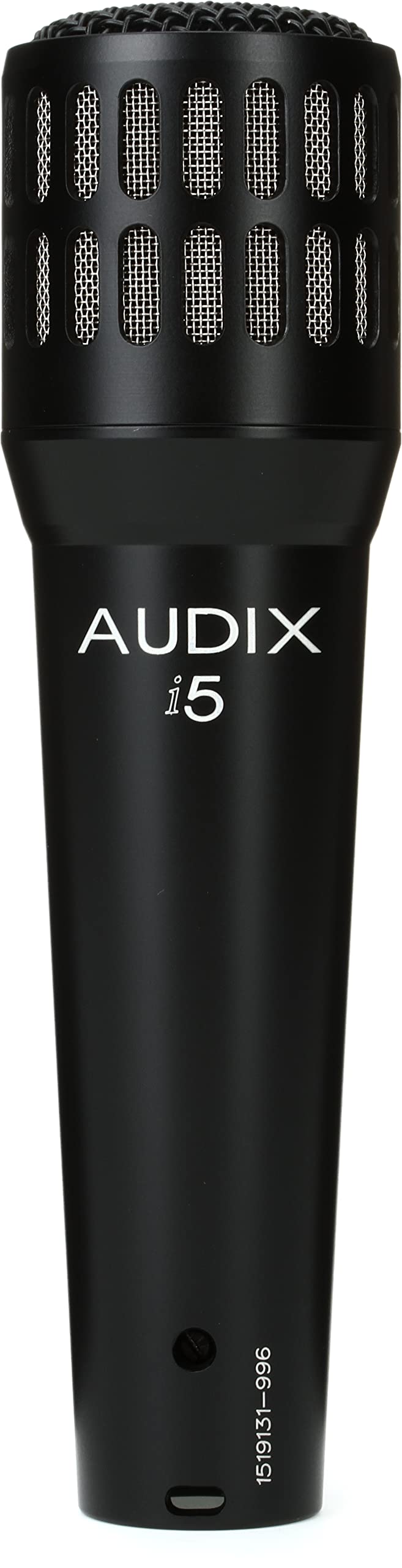 AUDIX i5 Dynamic Instrument Microphone: Pro Snare Mic/Guitar Amp Microphone - Black