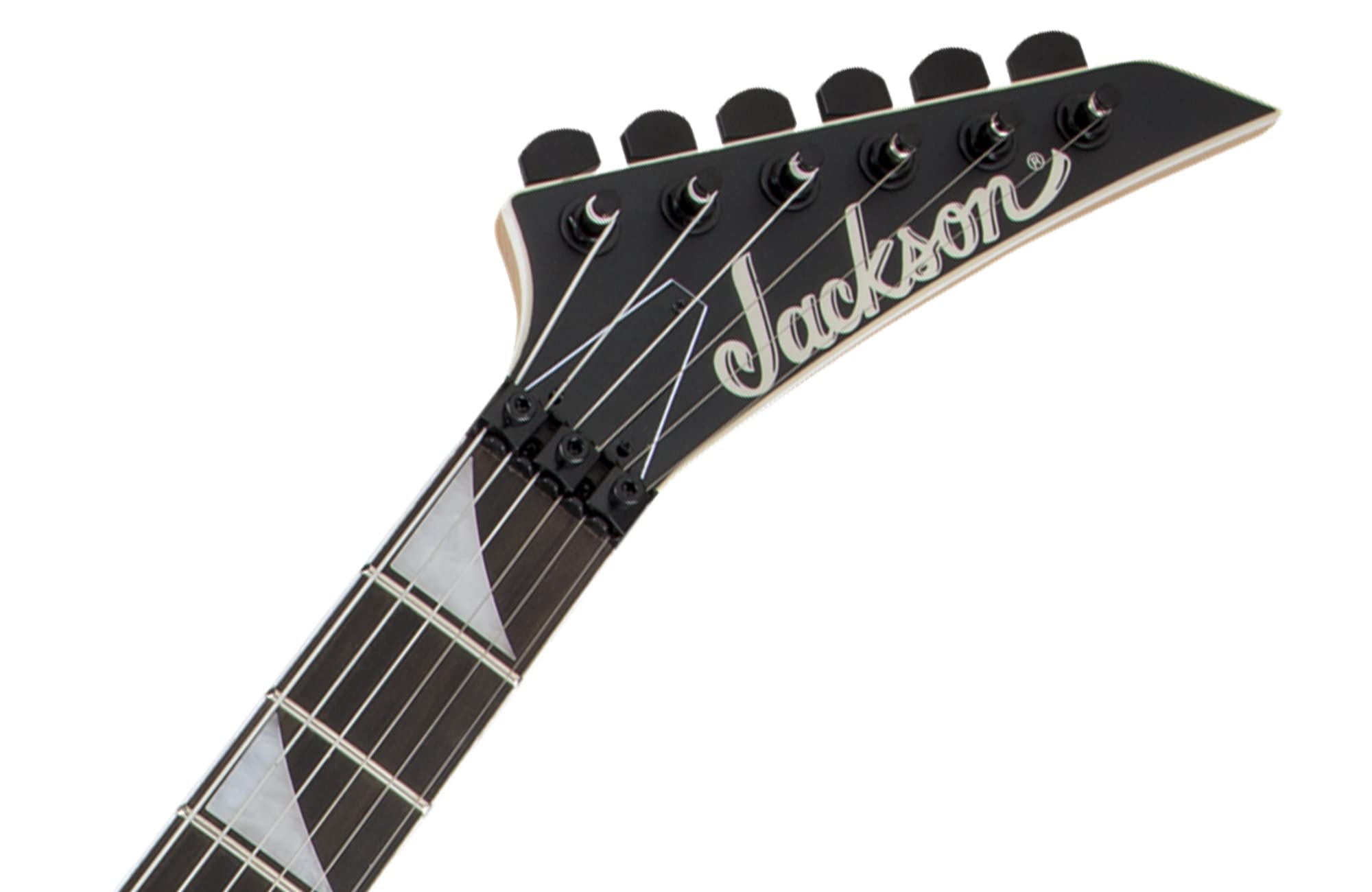 Jackson Dinky Arch Top JS32 DKA Electric Guitar - Satin Black Bundle with Cable, Tuner, Strap, Picks, and Austin Bazaar Instruct