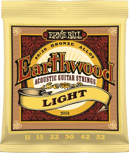 Ernie Ball 2004 Earthwood 80/20 Bronze Light Acoustic Guitar Strings