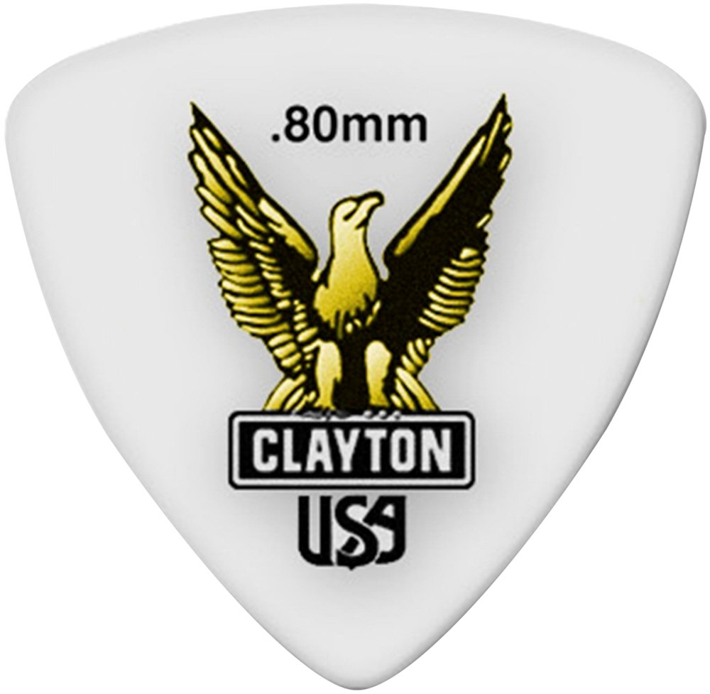 Clayton Acetal Guitar Picks (Select From Gauges .38Mm - 1.90Mm)