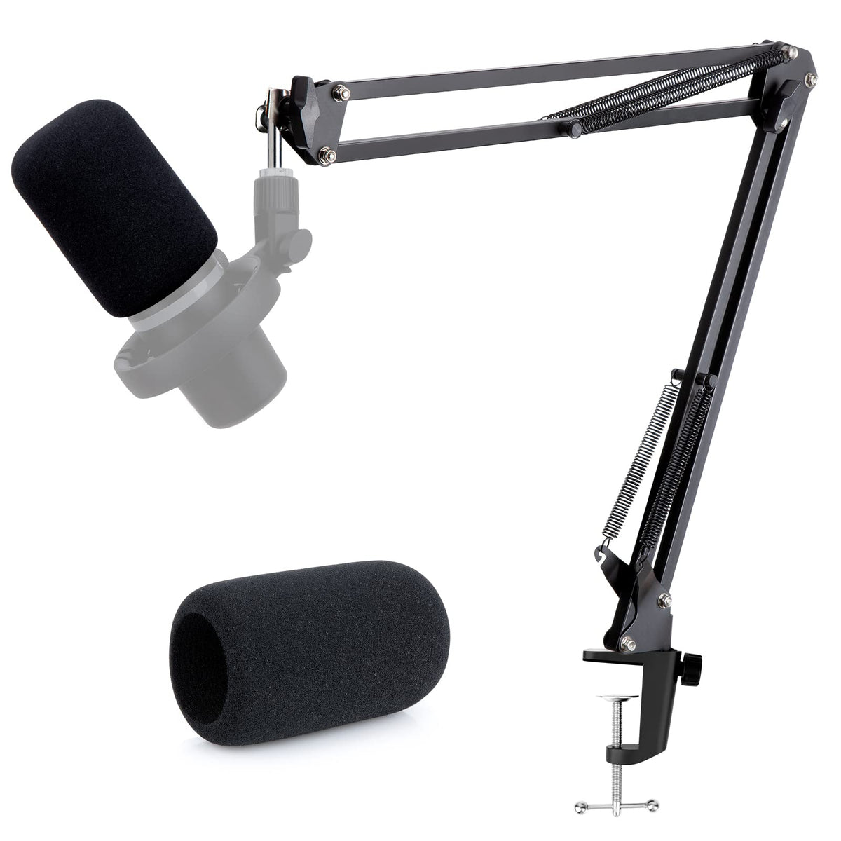 Mic Arm For Hyperx Duocast Microphone - Professional Duocast Mic Boom Arm, Adjustable Scissor Mic Stand Compatible With Hyperx D