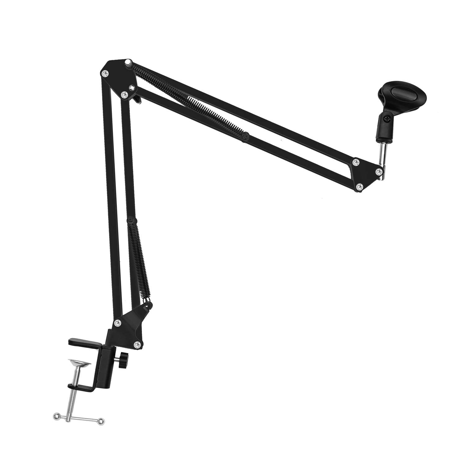 Powerpak Nb-35 Microphone Stand With Suspension Boom Scissor Arm Stand, Black