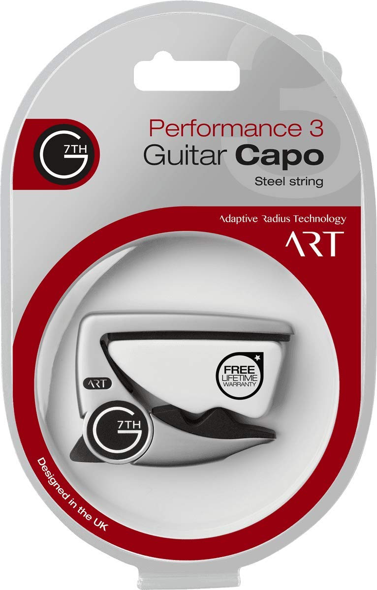 G7Th Performance 3 Capo With Art (Steel String Silver)