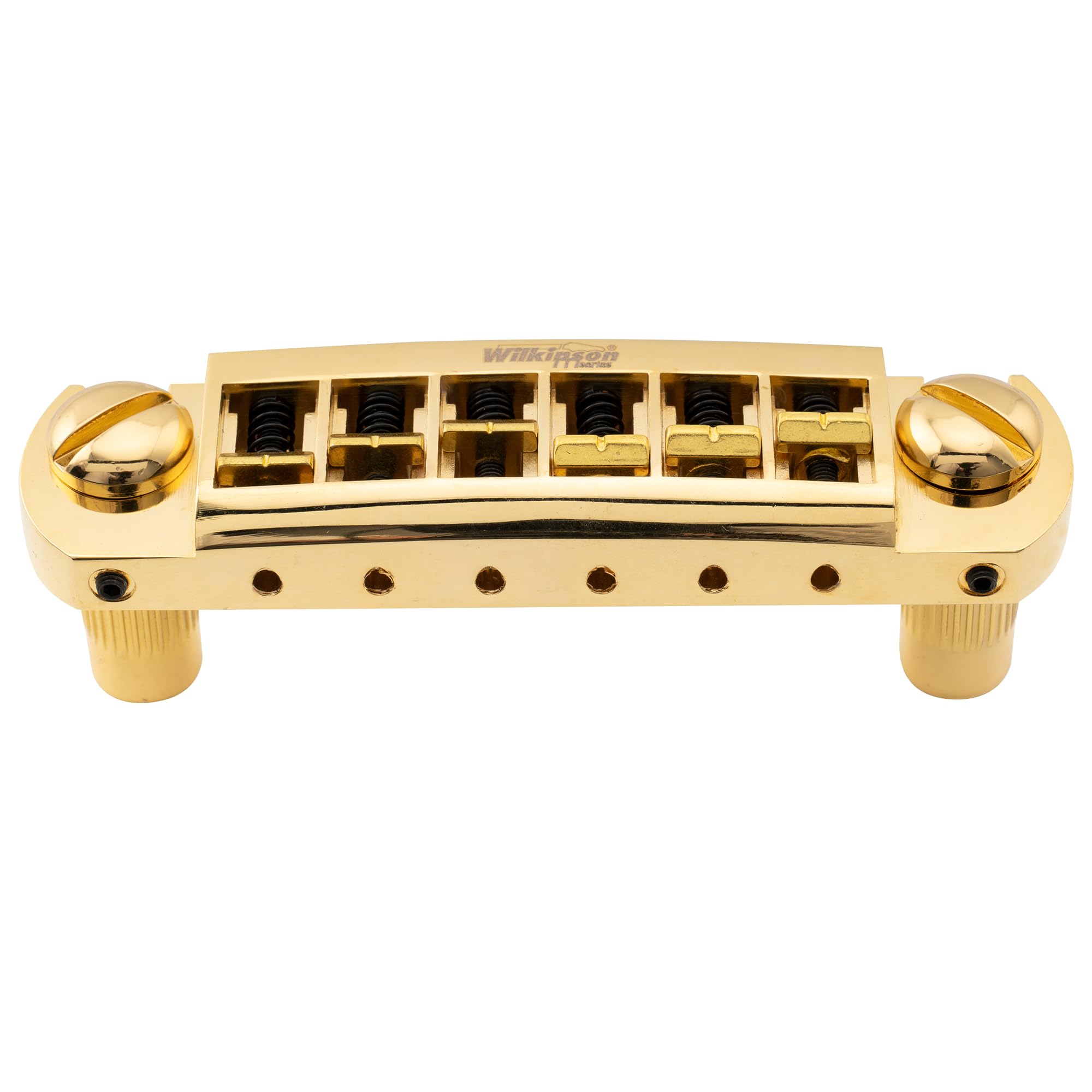 Wilkinson 52.5Mm(2-1/16 Inch) Adjustable Pigtail Style Wraparound Bridge Tailpiece For Usa Les Paul/Epiphone Les Paul Junior Sg