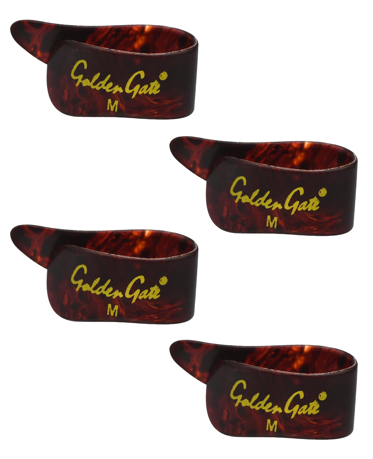 Golden Gate Gp-3T-4Pk Thumb Picks - Tortoise - Medium - 4 Pack