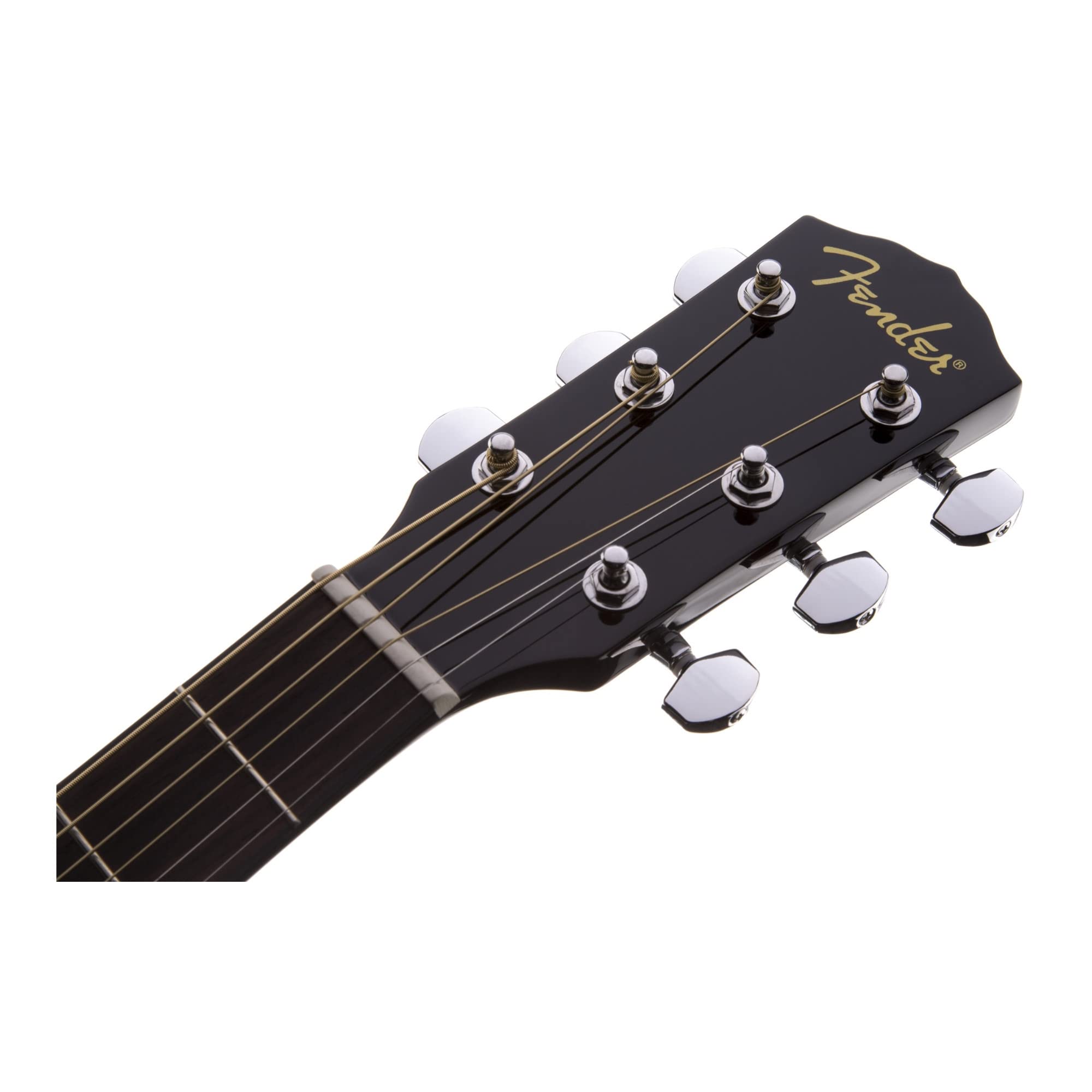 Fender Acoustic Guitar, with 2-Year Warranty, CD-60 Dreadnought V3 Classic Design with Rounded Walnut Fingerboard and Alloy Stee