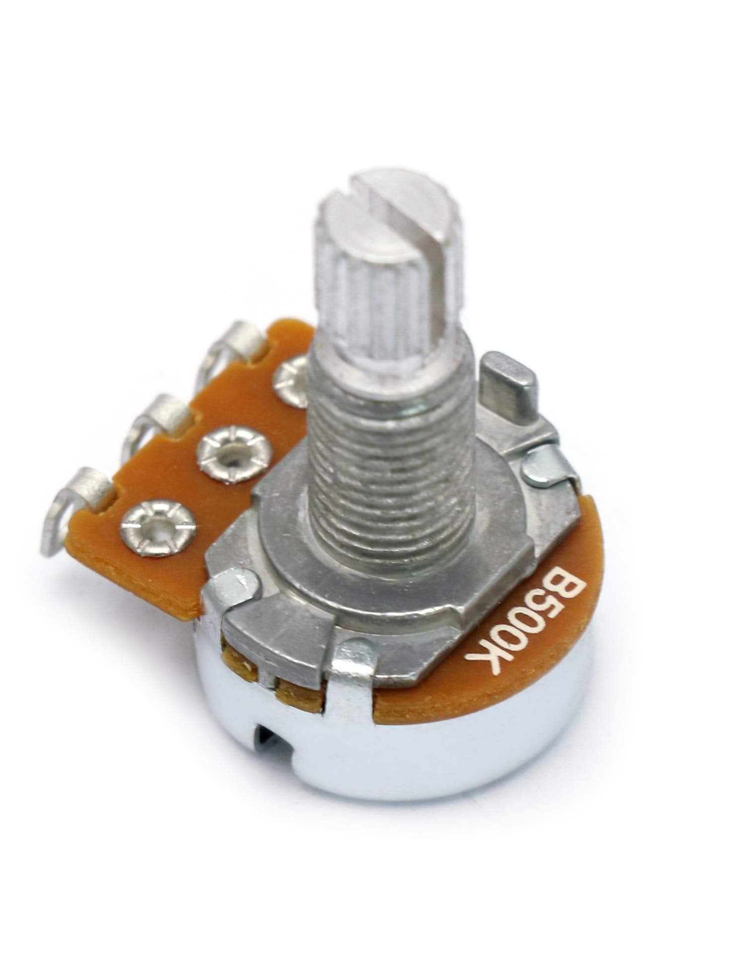 Metallor Mini Alpha Pots Linear B500k Tone Potentiometer Electronics for Electric Guitar or Bass Guitar.(Mini B500k)