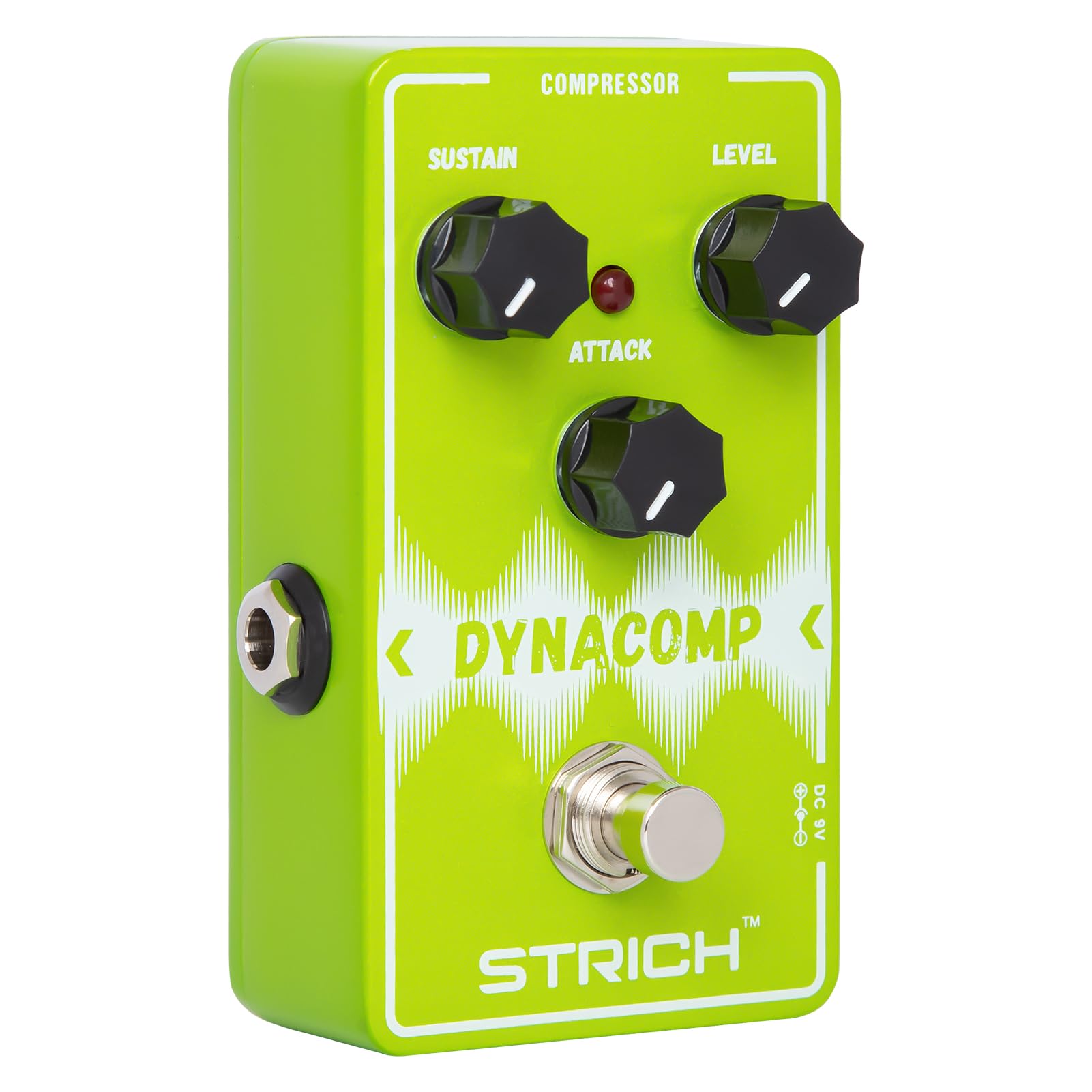 Strich Dynacomp Compressor Guitar Pedal, Essential Pure Analog Effect Pedal, 3 Knobs Control, True Bypass For Electric Guitar, G