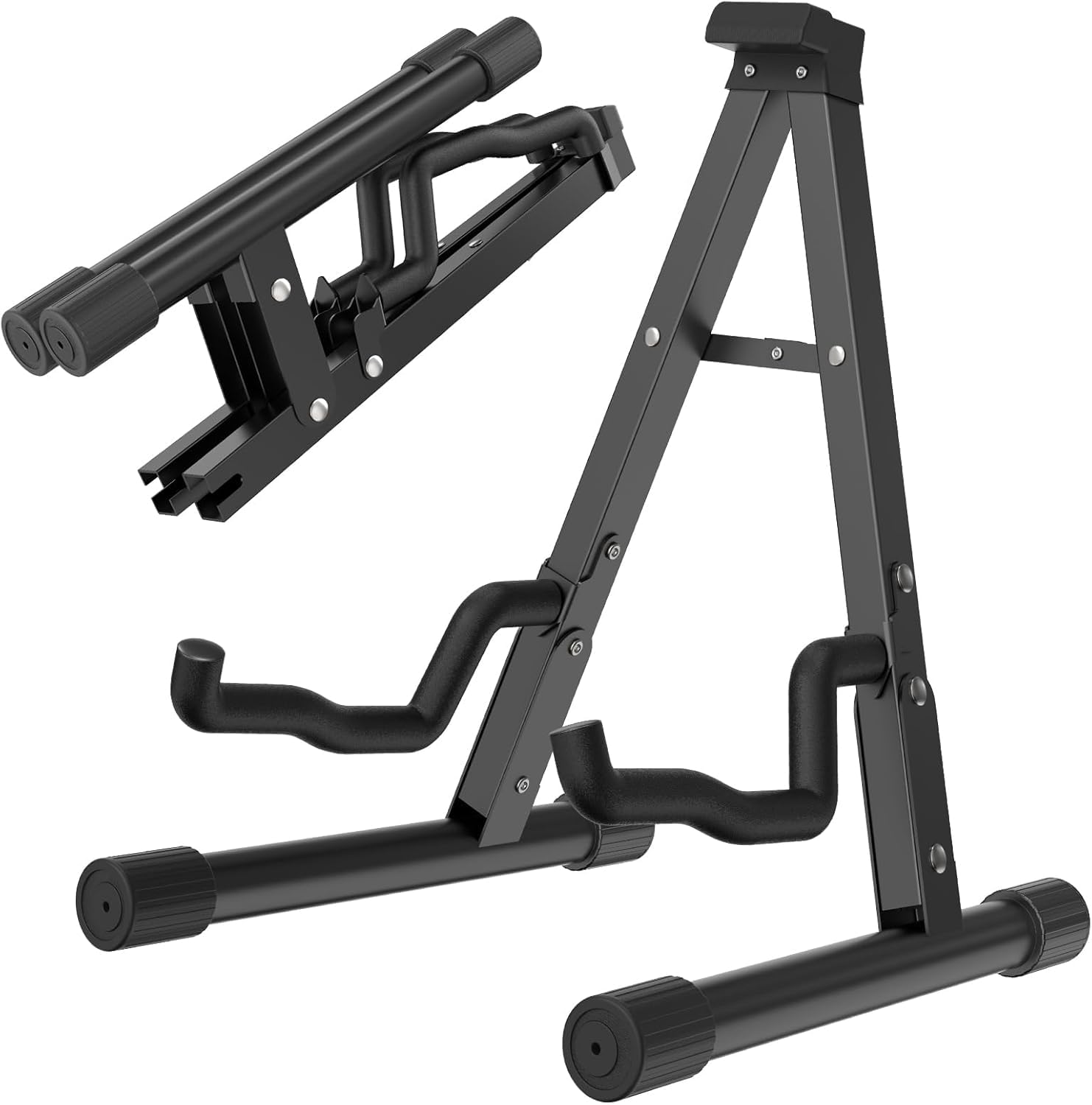 Skycell A-Type Foldable Heavy-Duty Guitar Stand | Self-Closing Guitar Stage Stand For Home | Stable Ground Guitar Stand | Portab