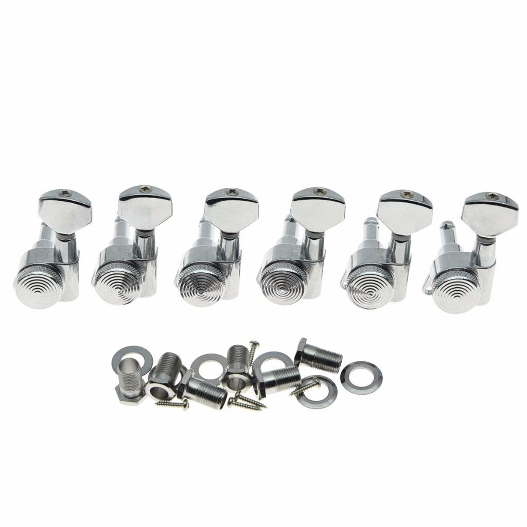 Dopro Lefty Chrome Locking Guitar Tuners Left Handed Tuning Keys Machine Heads Korea Made