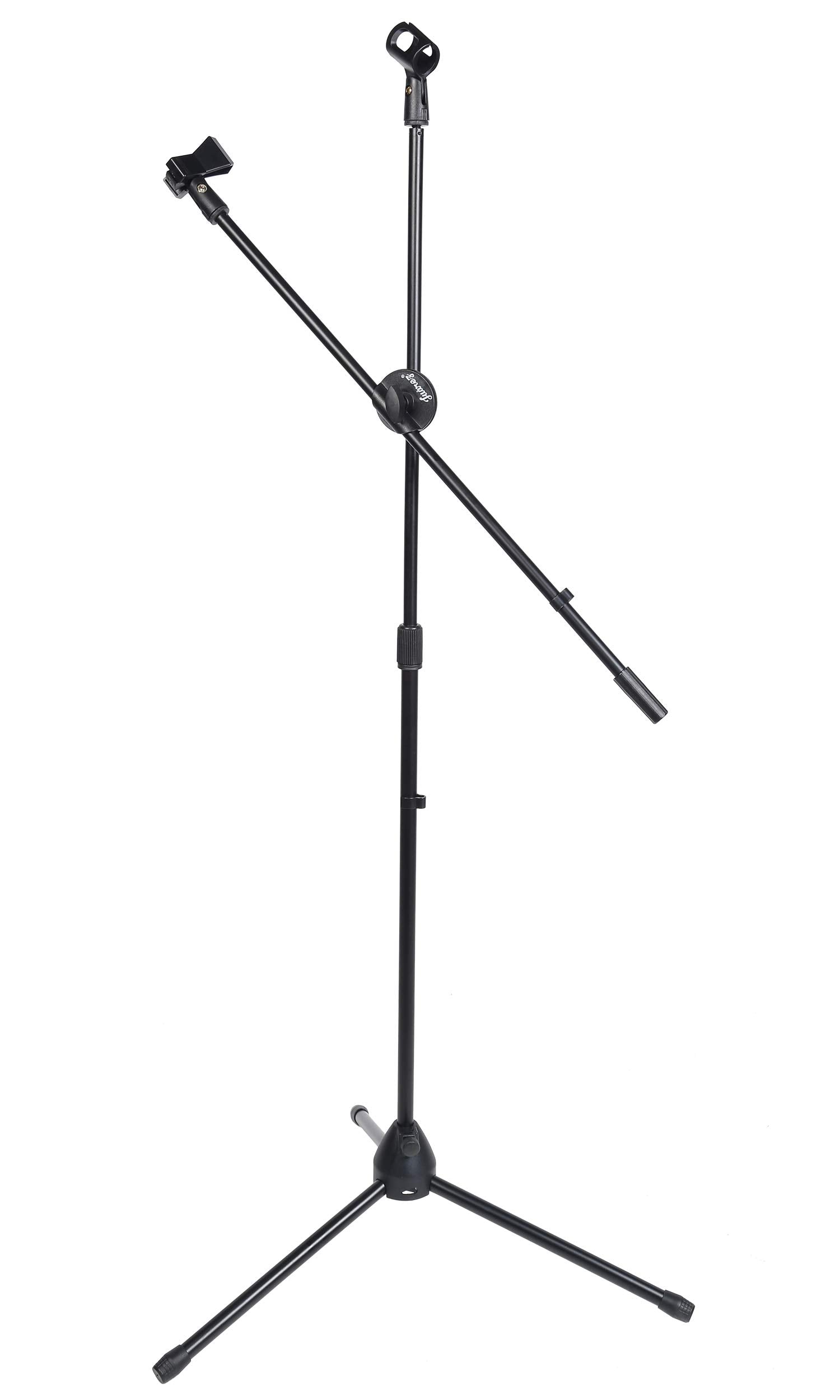 Juarez Jrz30Ms Microphone Boom Stand, 3 Leg, Angle Roller, Dual Mic Holder