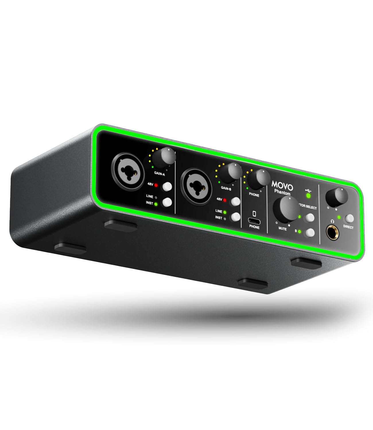 Movo Phantom 2-Channel Usb Audio Interface