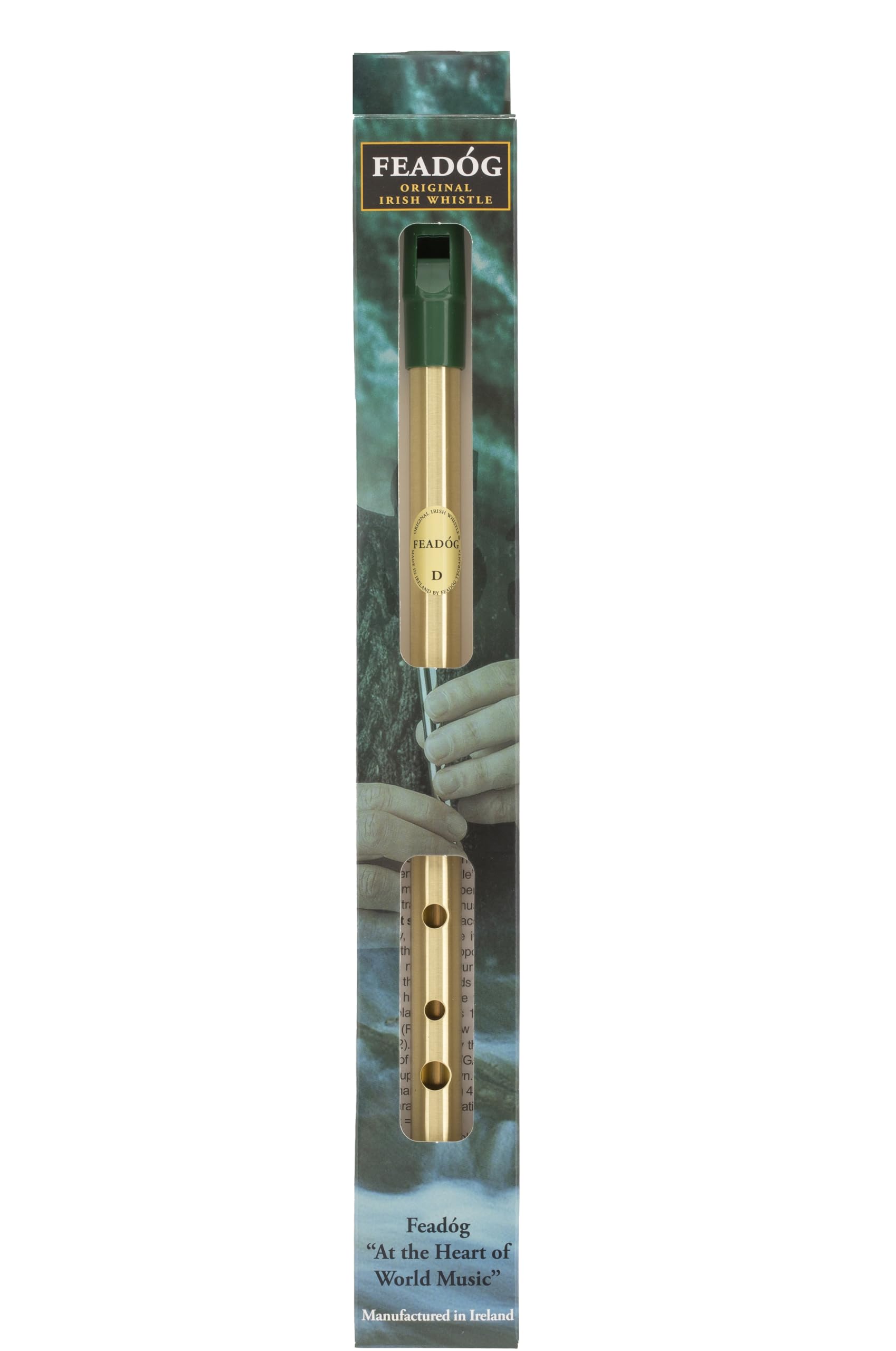 Feadog IW10 Brass D Whistle, FW01, One Size