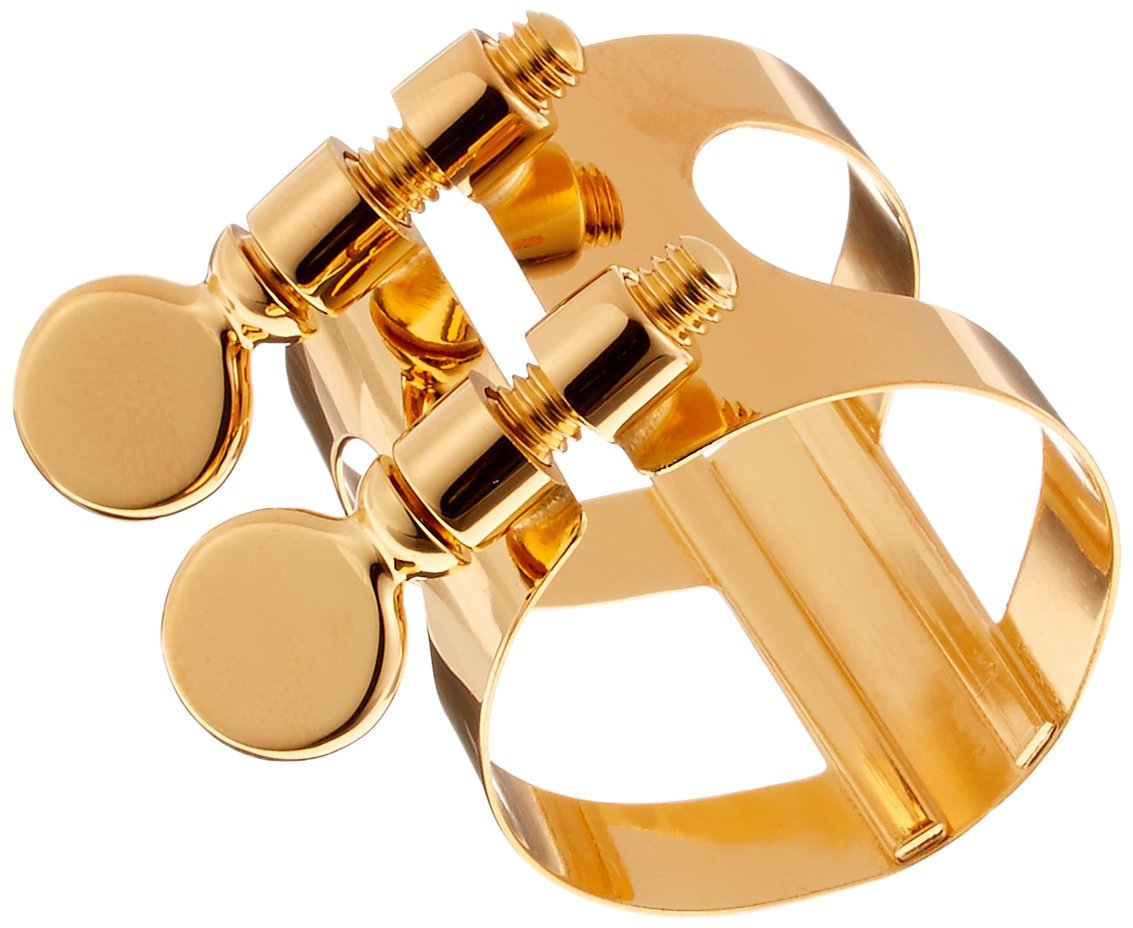 D.BONADE B? Clarinet Ligature Reverse Tightening Gold Plated (Gold Plated) Finish (2250UG)