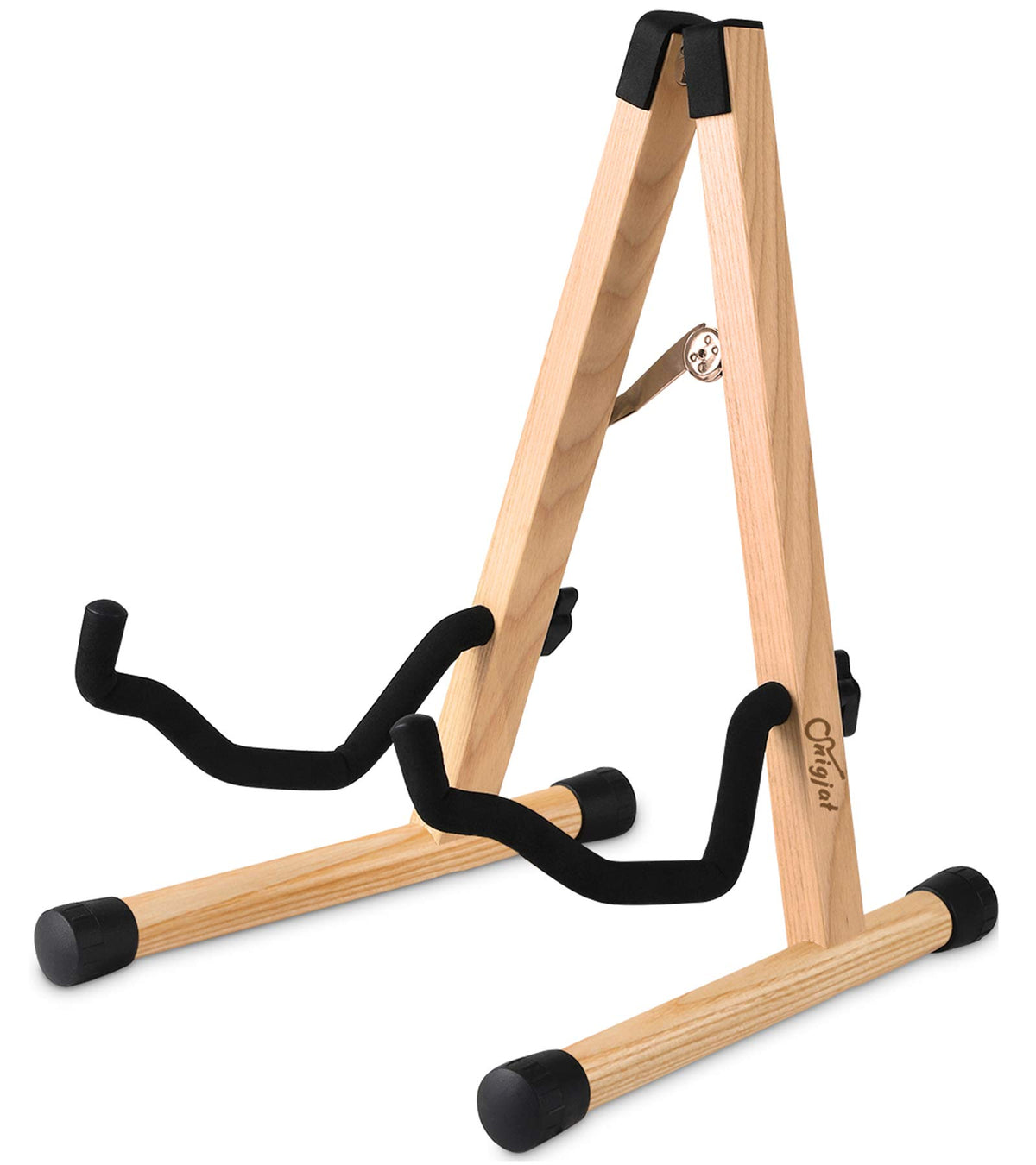Wood Acoustic, Mini Electric Adjustable, Guitar Display Stand Guitar Floor Stand With Foam Padded, Folding Bass Guitar Stand For