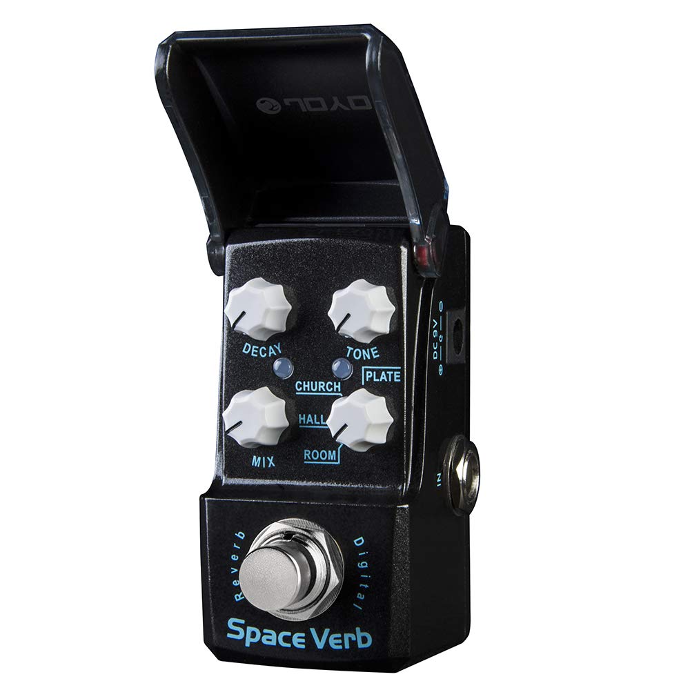 JOYO Digital Reverb Mini Pedal 4 Modes Reverb Pedal for Guitar Effect - True Bypass (Space Verb JF-317)