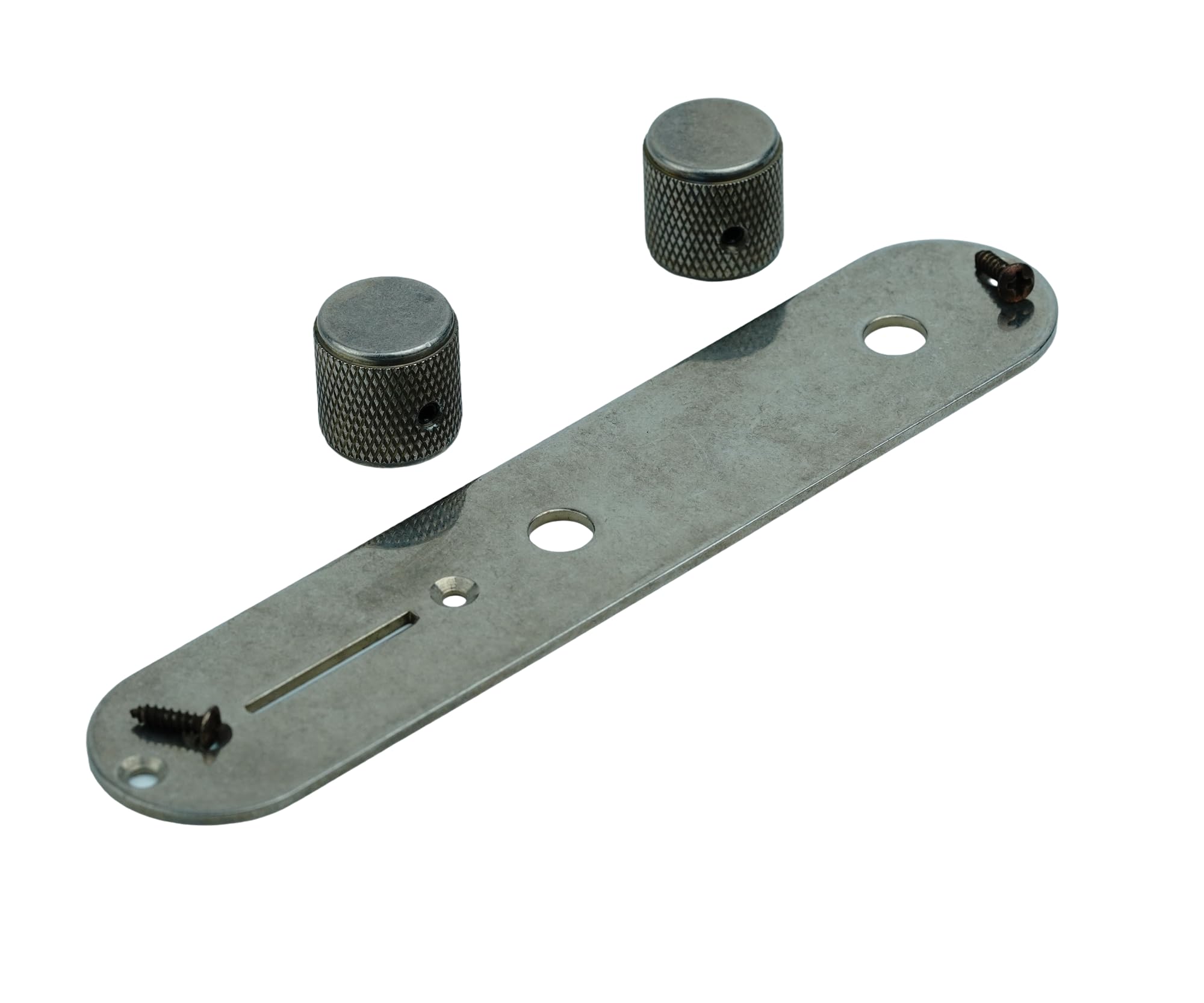 Guyker Rust Color Control Plate With 2 Potentimeter Knobs Compatible With Tele Tl Guitar