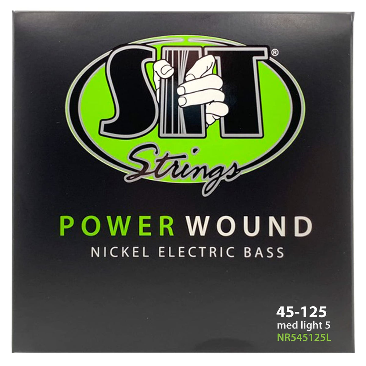 Sit Strings Nr545125L Nickel Plated Bass Guitar Strings, 5-String Light