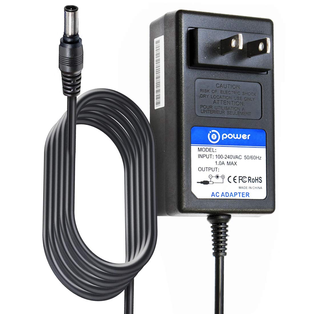 T-Power 12V Charger for Casio Privia Digital Piano Keyboard Supply See Model List in Description AD-A12150LW ADA12150LW PX, WK, 