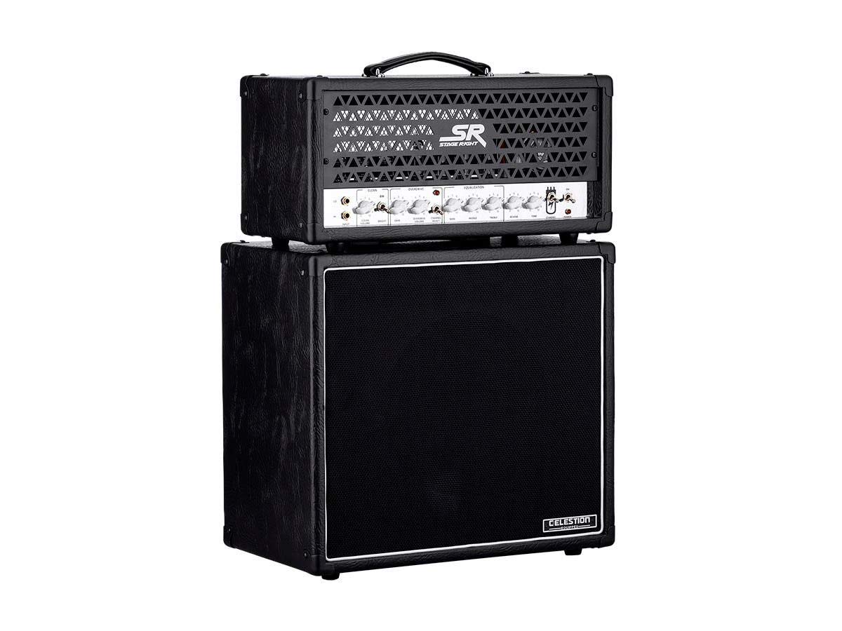 Monoprice 1x12 Guitar Stack Tube Amplifier - 30-Watt, With Celestion V30 and Reverb - Stage Right Series