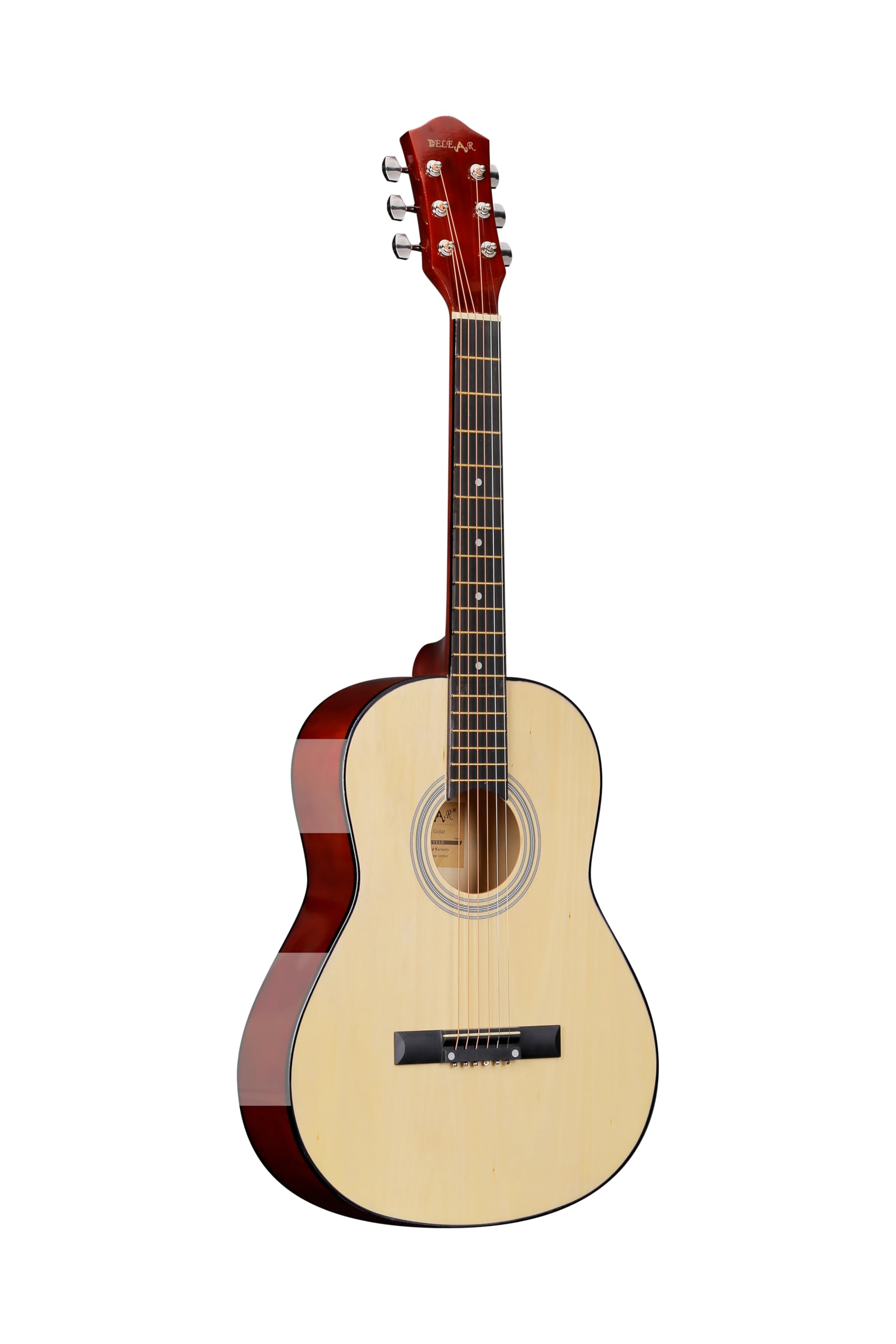 Belear Ag-36 Acoustic Guitar, 36Inch Natural Travel Guitar