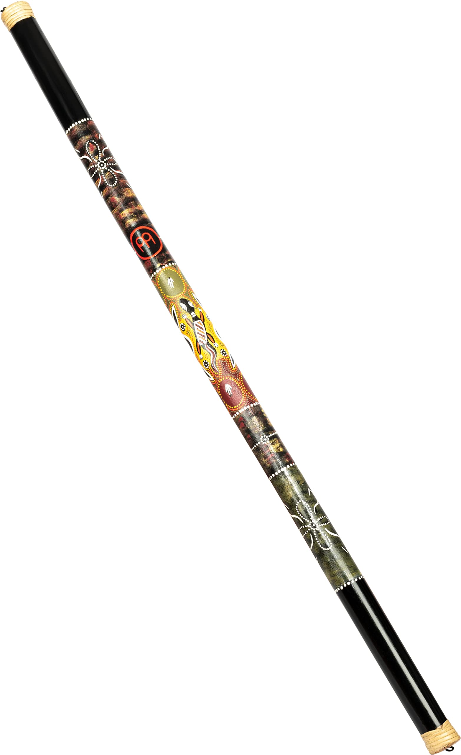 Meinl Percussion 60 Bamboo Rainstick Musical Instrument for White Noise, Hand Painted - Sound Therapy Nature Effect (RS1BK-XXL)