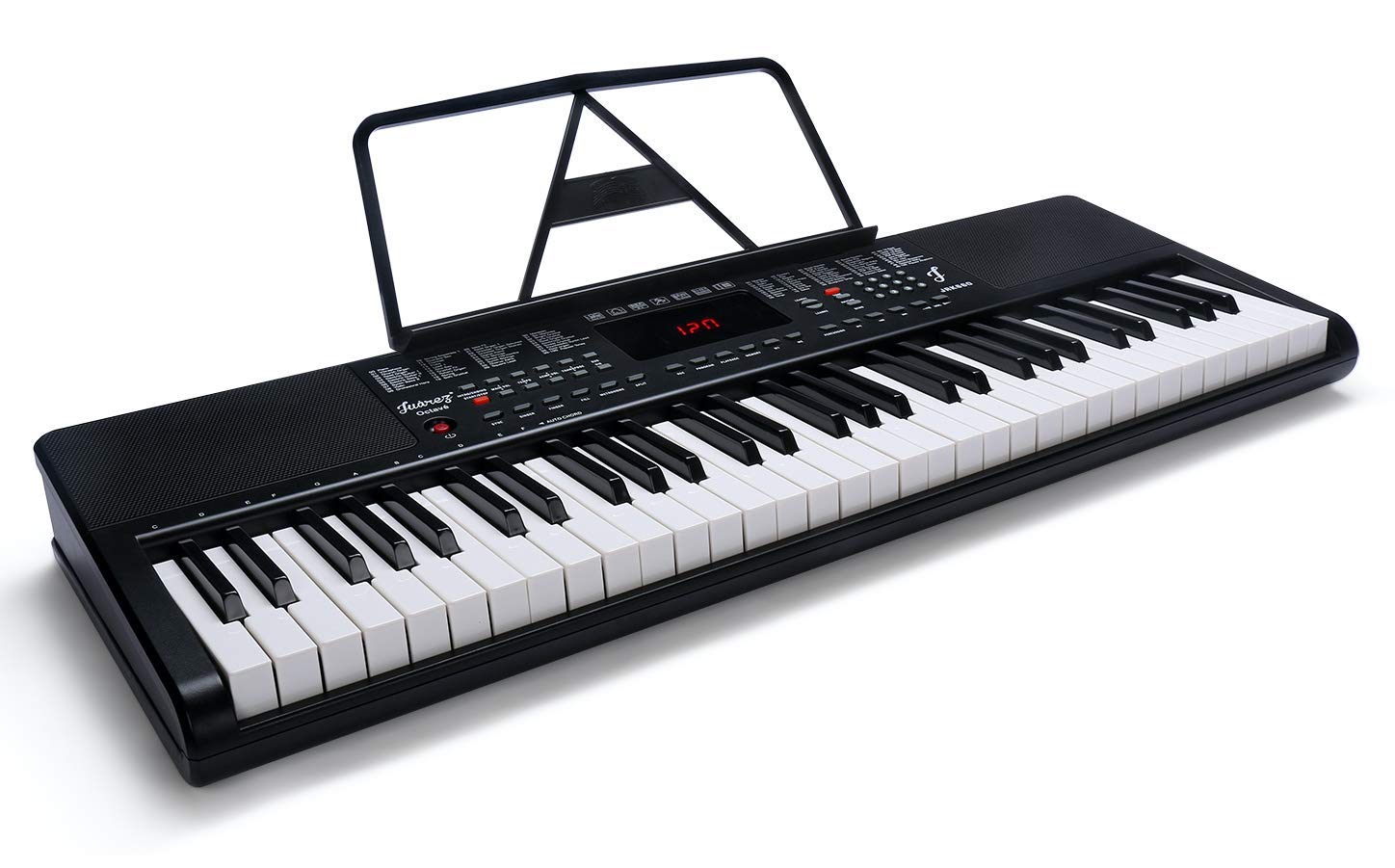 Juarez Octav Jrk660Mdkl 61 Keys Electronic Teaching Keyboard Piano With Midi |Key Lights | Key Note Stickers |Music Sheet Stand|