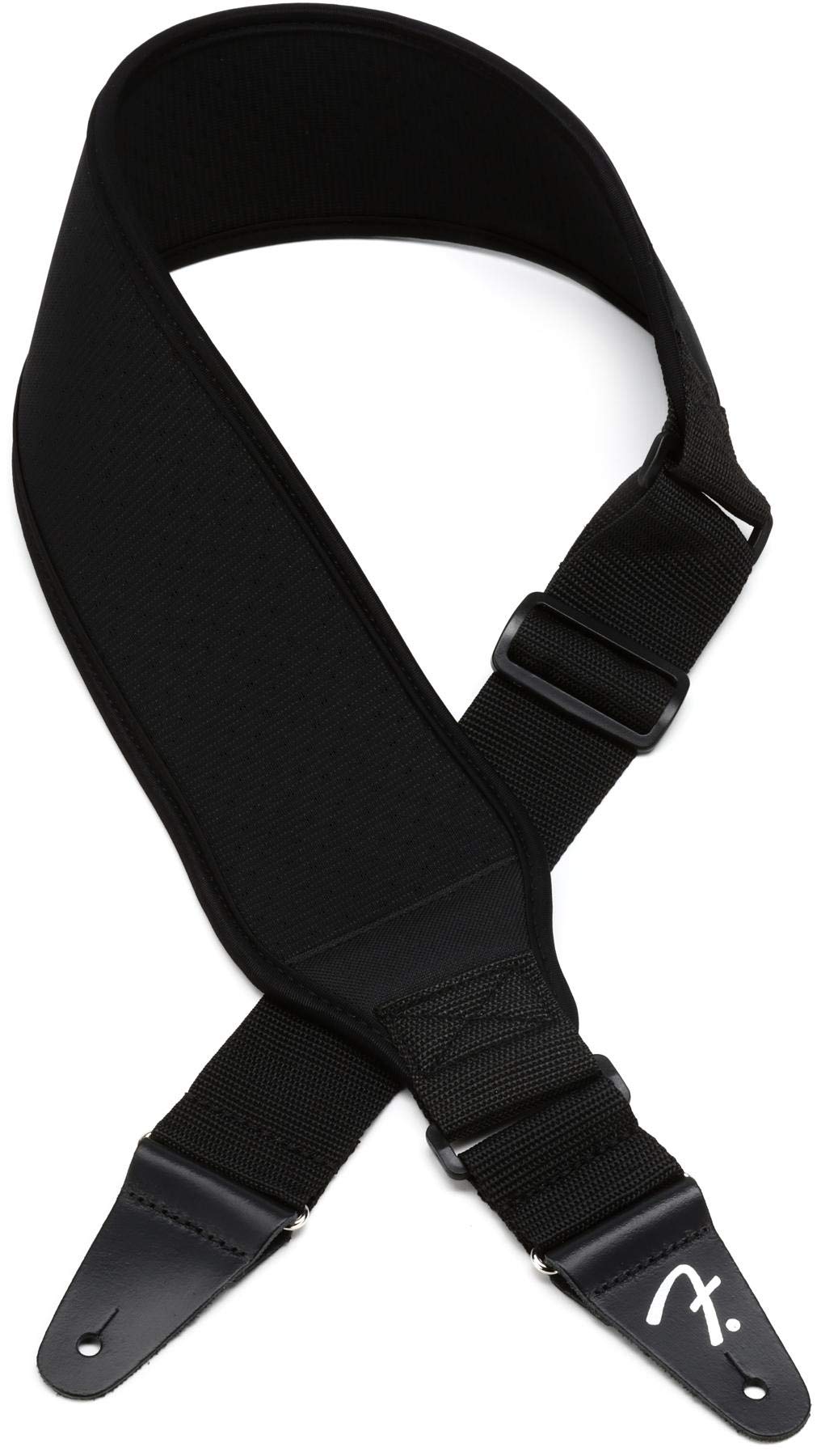 Fender Swell Neoprene Guitar Strap, Guitar Accessories, 3In, Black