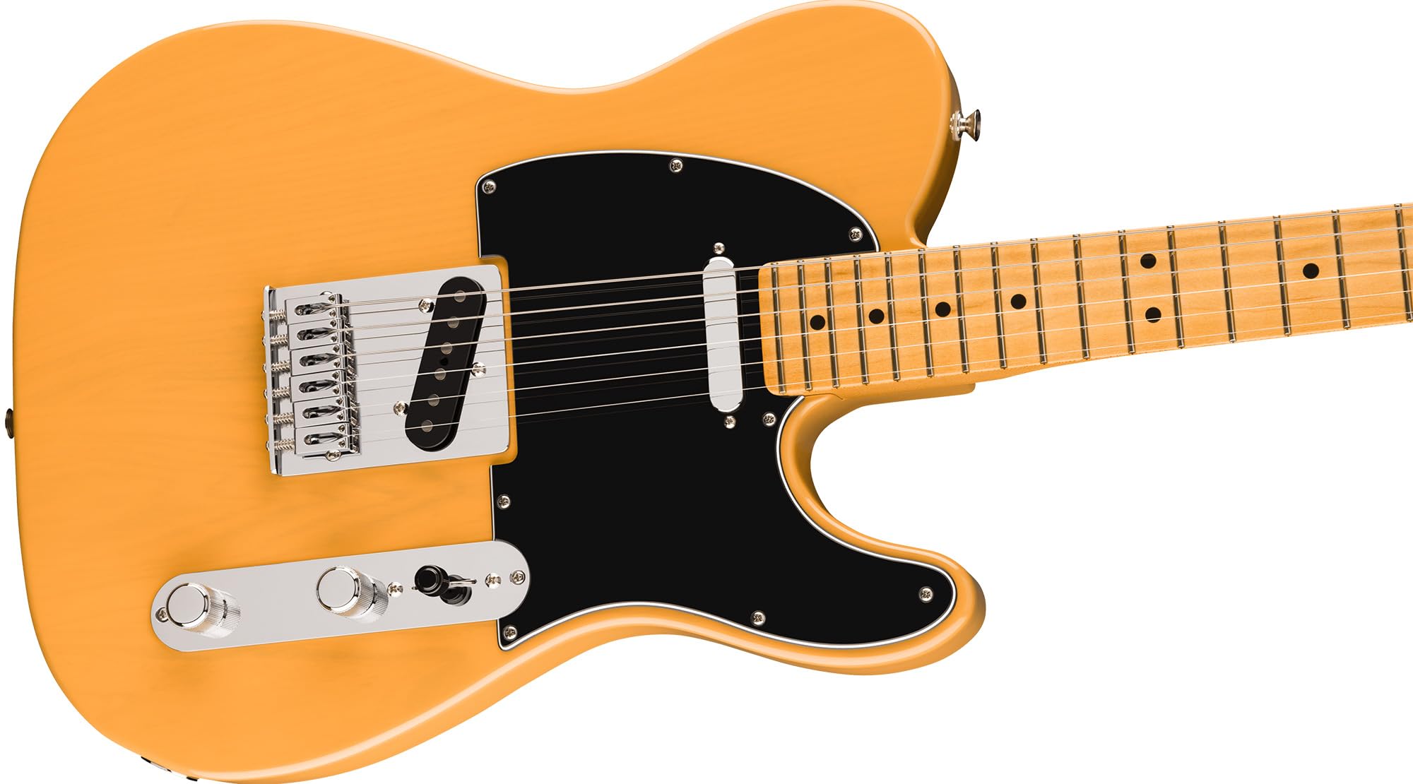 Fender Player II Telecaster - Butterscotch Blonde Bundle with Gig Bag, Strap, Cable, 3-Pack Picks and Guitar Cleaning Kit