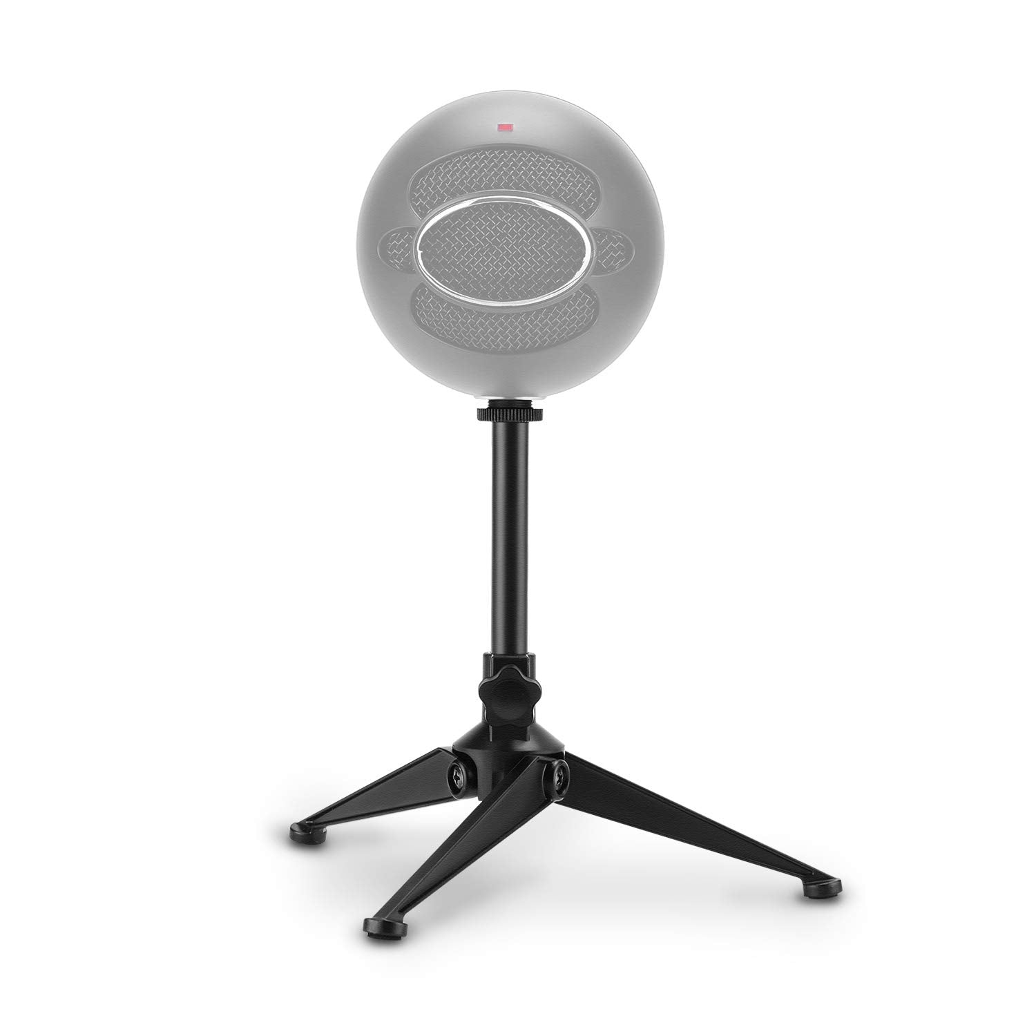 Desktop Tripod Microphone Stand, Moukey Desk Mic Stand Tripod Portable with Mic Clip Holder Adjustable Table Microphone Stand fo