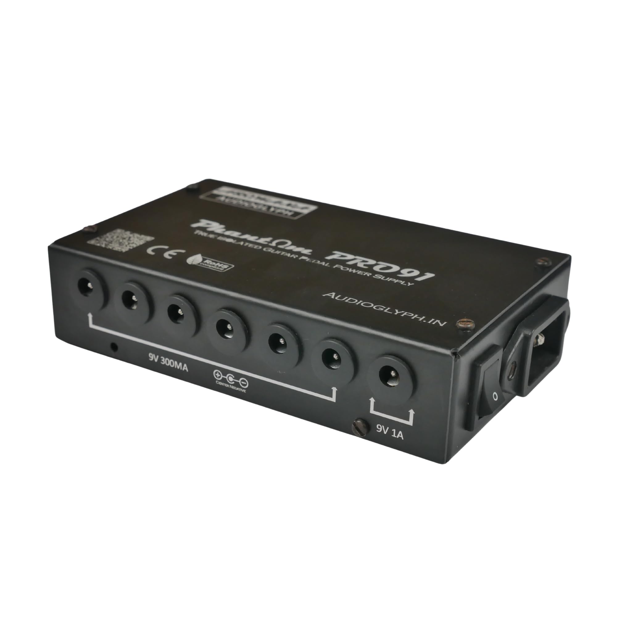 Arowana Audioglyph Phantom Pro91 True Isolated Guitar Pedal Power Supply 6 9v 300ma & 1 9v 1A Center Negative Noise Free Individ