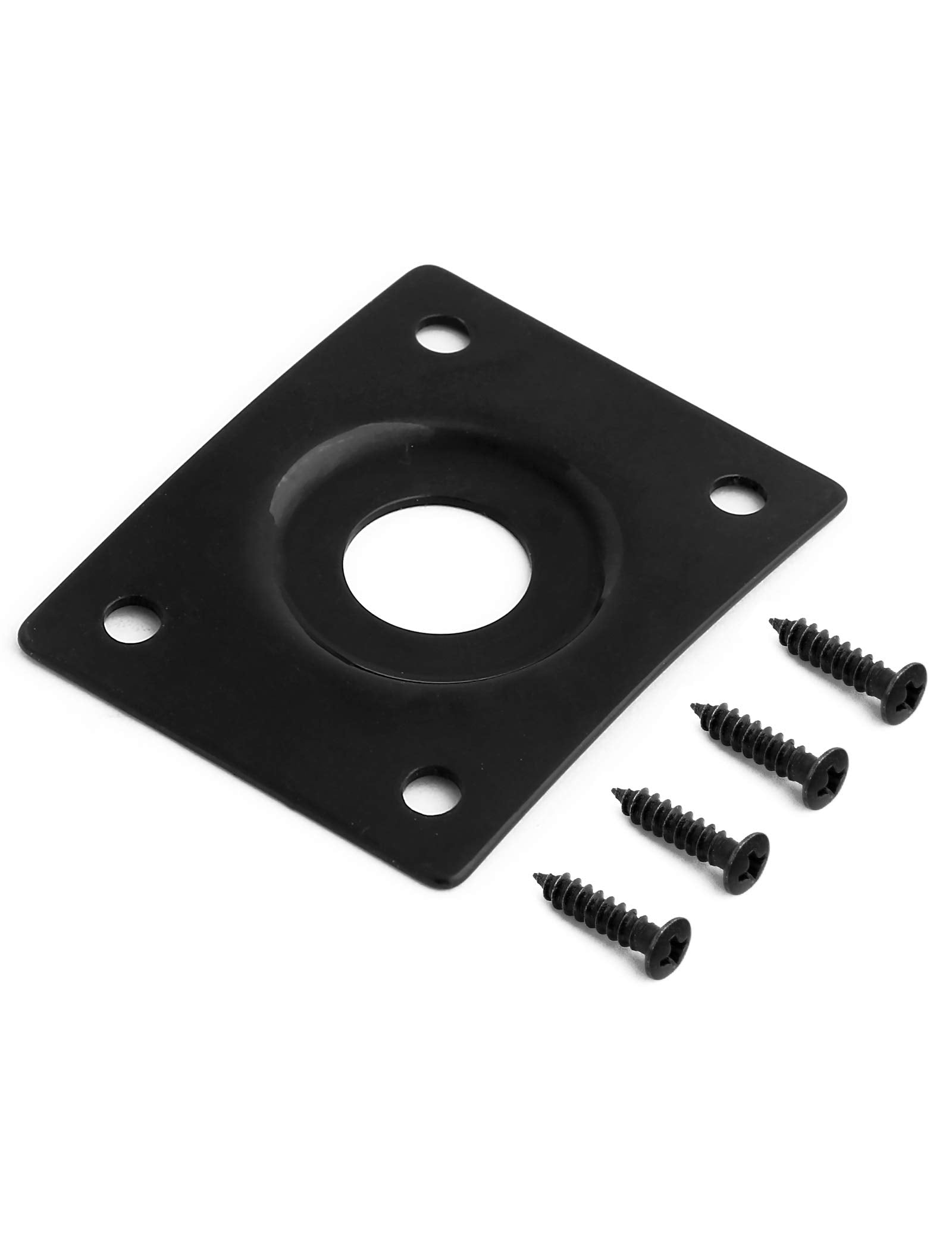 Holmer Guitar Jack Socket Plate Curved Recessed Rectangle Style Output Jack Plate Compatible With Les Paul Lp Tele Style Electri