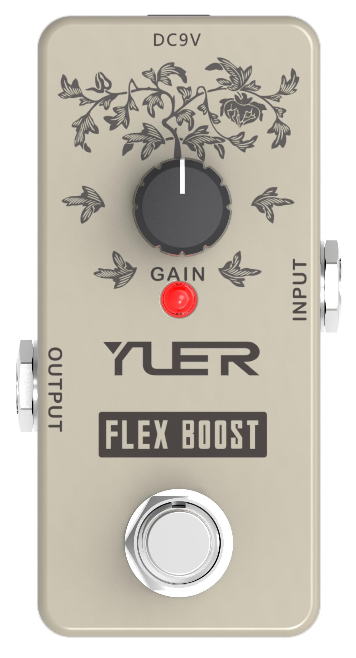 Flex Boost,Guitar Pedal,Electric Guitar Effects Pedal for Guitars and Bass Effect Pedals Mini Single Type DC 9V True Bypass