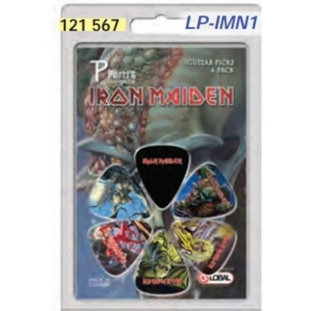 Perris Leathers LP-INM1 Medium Celluloid Plastic, 6-Pieces per Package Guitar Picks