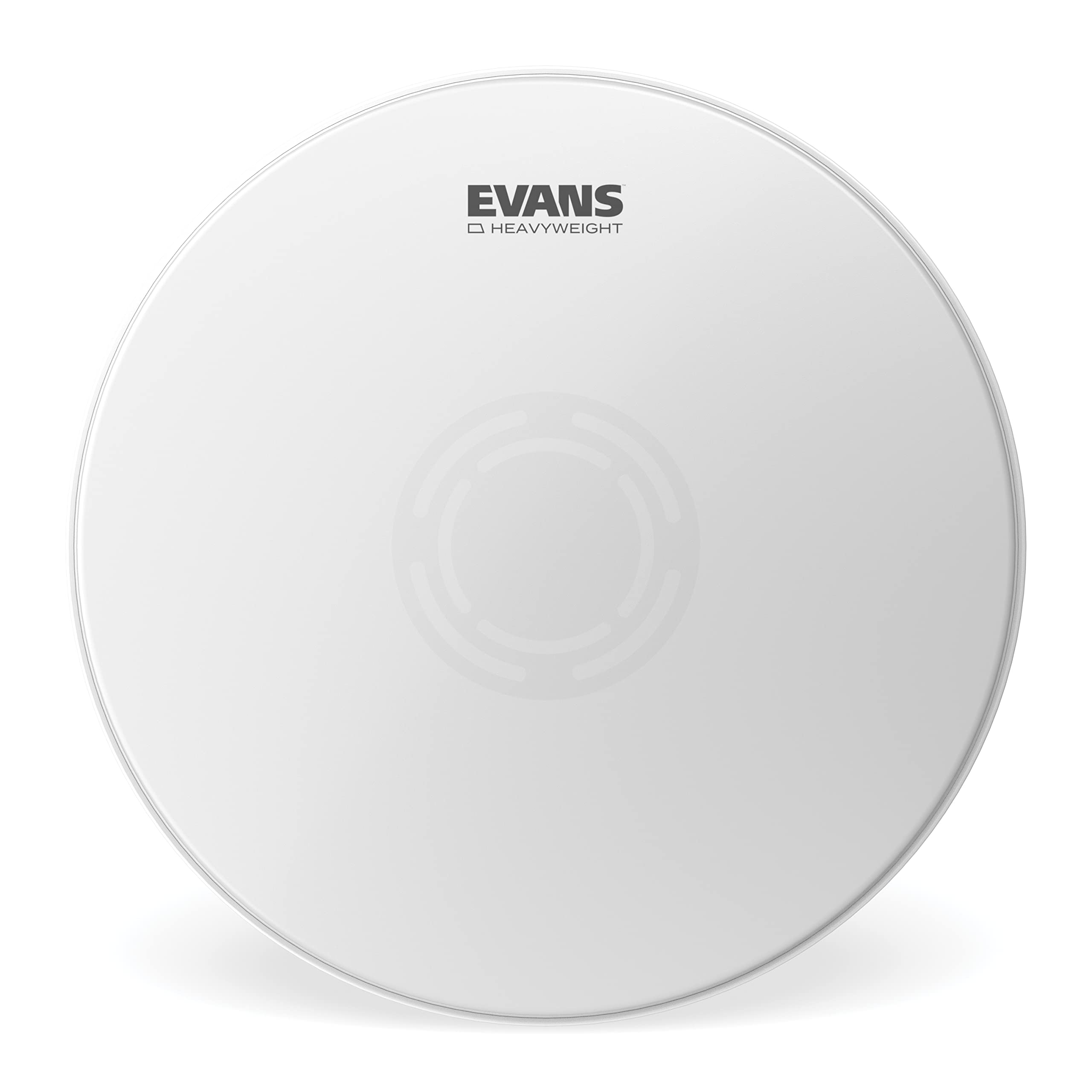 Evans Heavyweight Coated Drumhead - Coated Snare Drum Head - Reverse Dot for Durability, Focus, Attack - 2 Plies of Film - 12 In