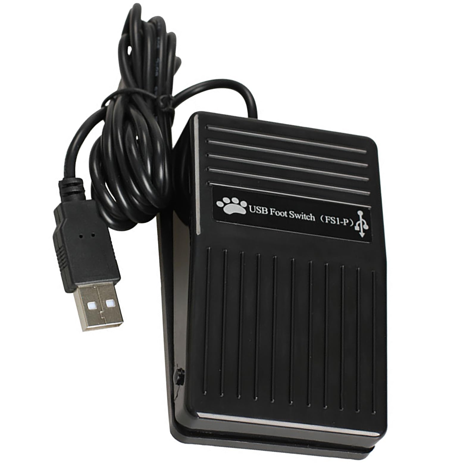 Natefemin One Key Program Usb Single Foot Pedal, Keyboard Mouse Game Action Hid Footswitch For Video Game Office Business