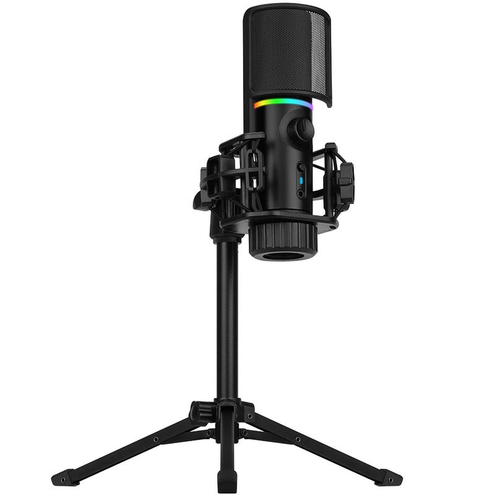 Streamplify MIC Tripod RGB Cardioid Microphone with Tripod for Streaming, Recording, Podcasting