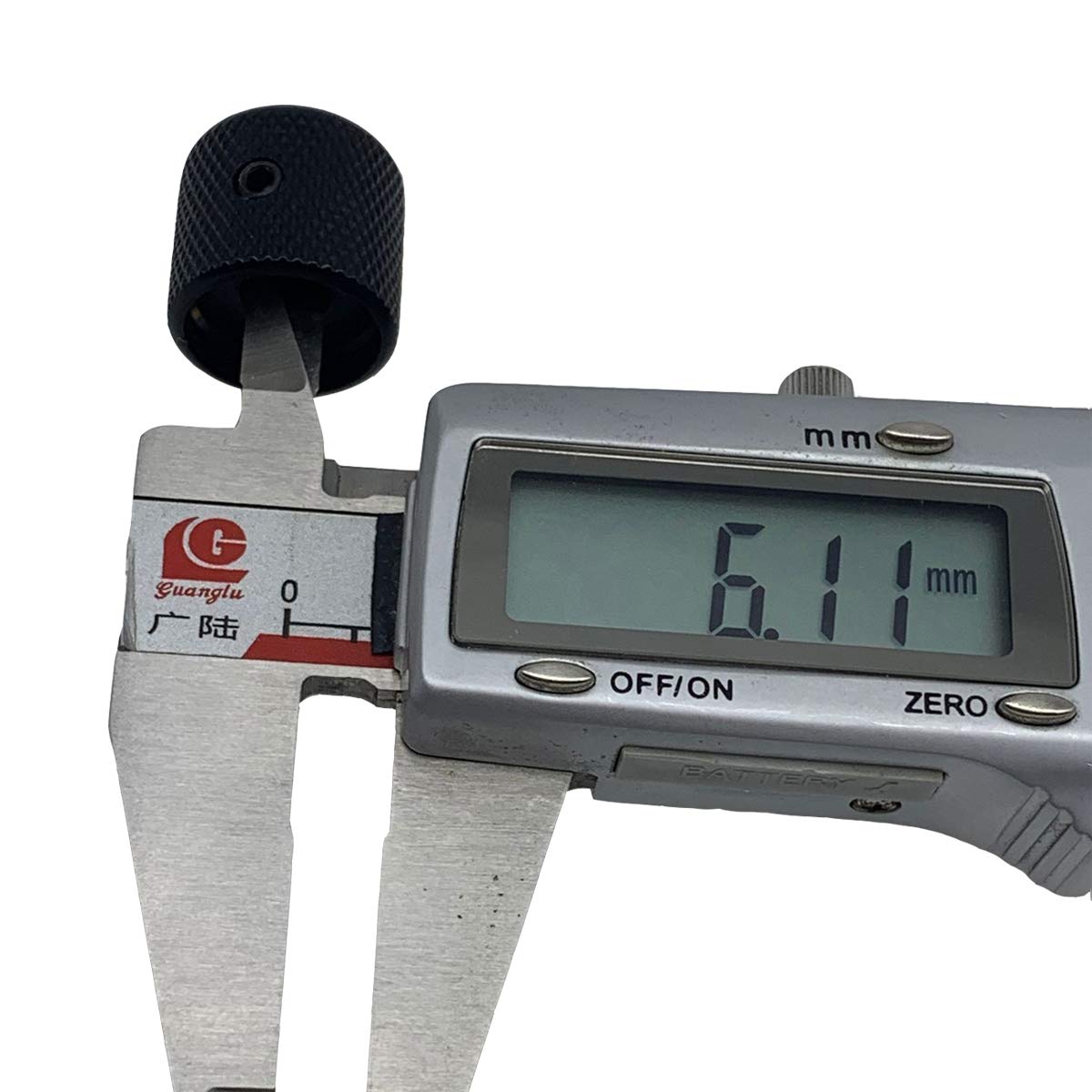 KAISH Gold Set of 2 Abalone Top Guitar Knobs Dome Knobs Bass Knob with Set Screw for Tele/Telecaster