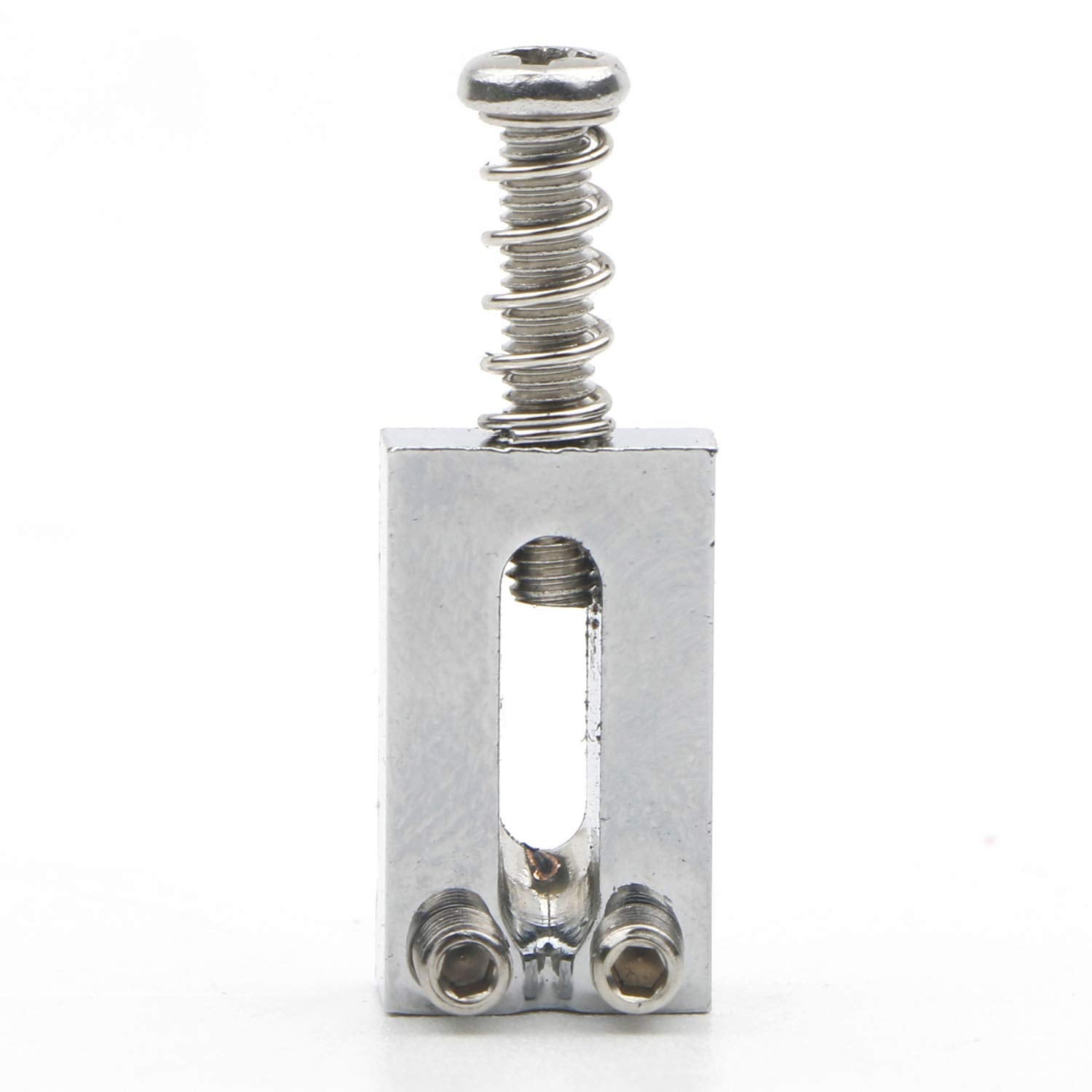 Swhmc Pack of 6 Tremolo Guitar Bridge Saddles for Fender Strat Stratocaster Tele Telecaster Electric Guitar Replacement Accessor