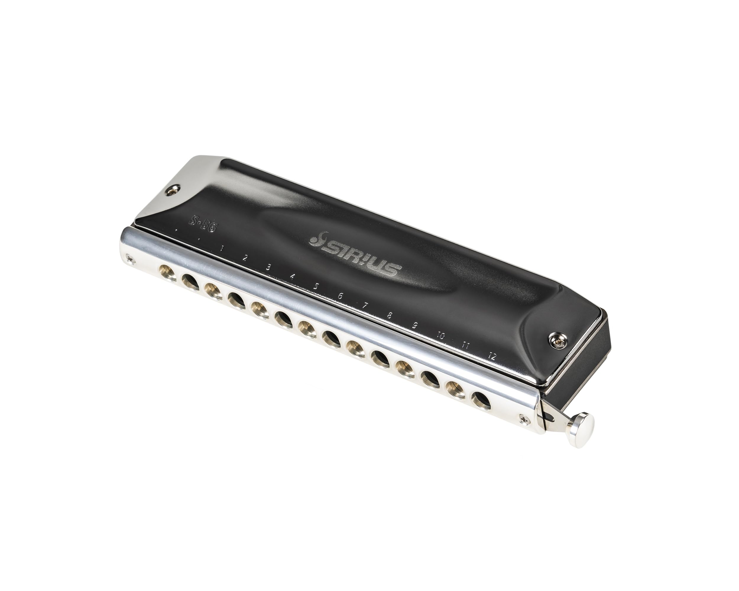 Suzuki Harmonica Chromatic Sirius With Straight Slide S-56S