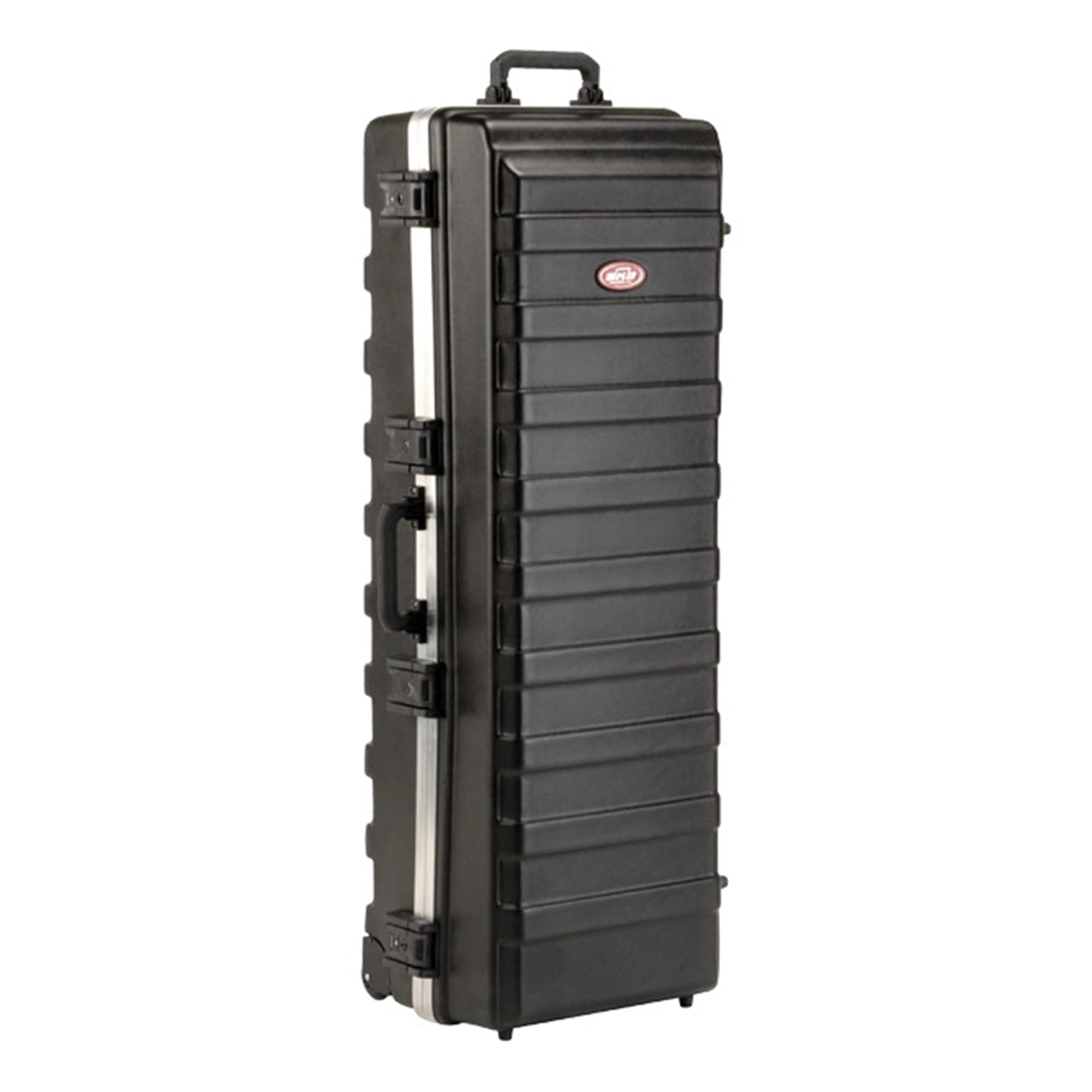 SKB ATA Large Stand Case with Wheels & TSA Latches - Durable Transport Solution for Equipment, 48x16.25x13 Inches, Over-Molded H