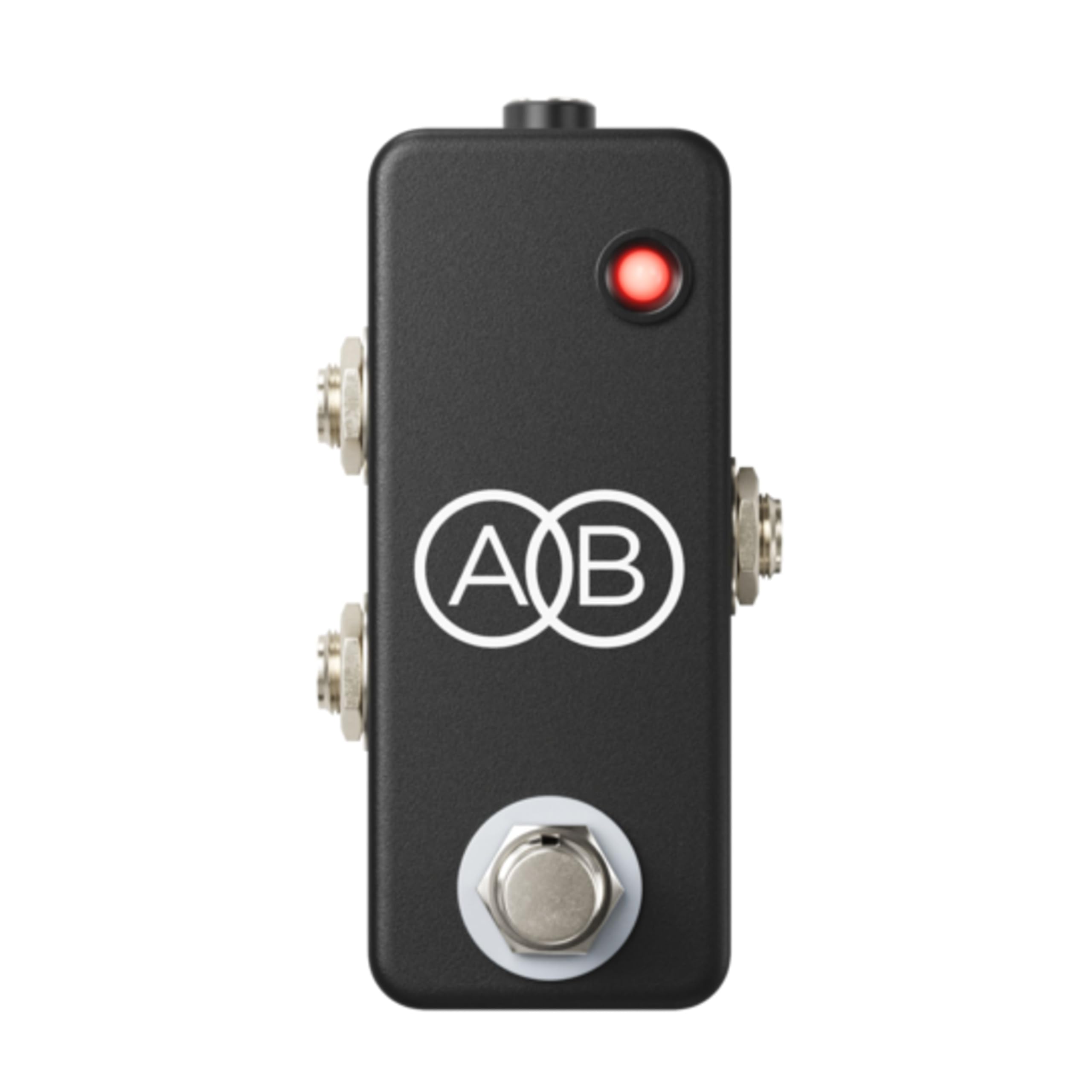 Jhs Pedals Mini A/B Box - Guitar Signal Path Effect, Black/Silver, Model Number: Mini A/B Box