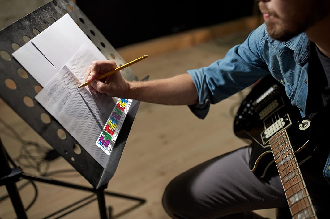 Sliding Ruler - Magic tool for the practice of PENTATONIC, DIATONIC and MODE scales/Pentatonic Sliding Ruler for Guitar: The ess