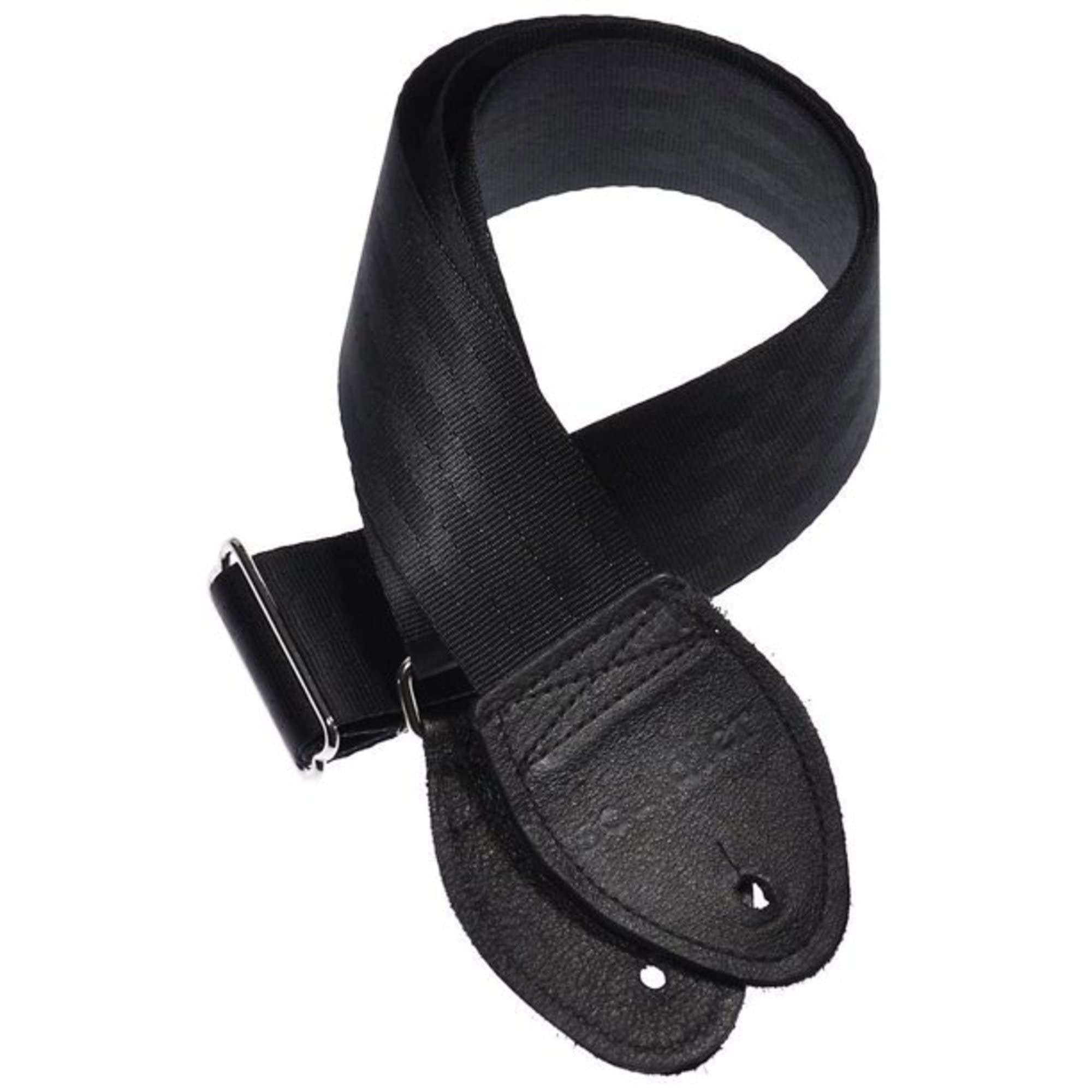 Souldier Black Seatbelt Guitar Strap (GS0000BK04BK)