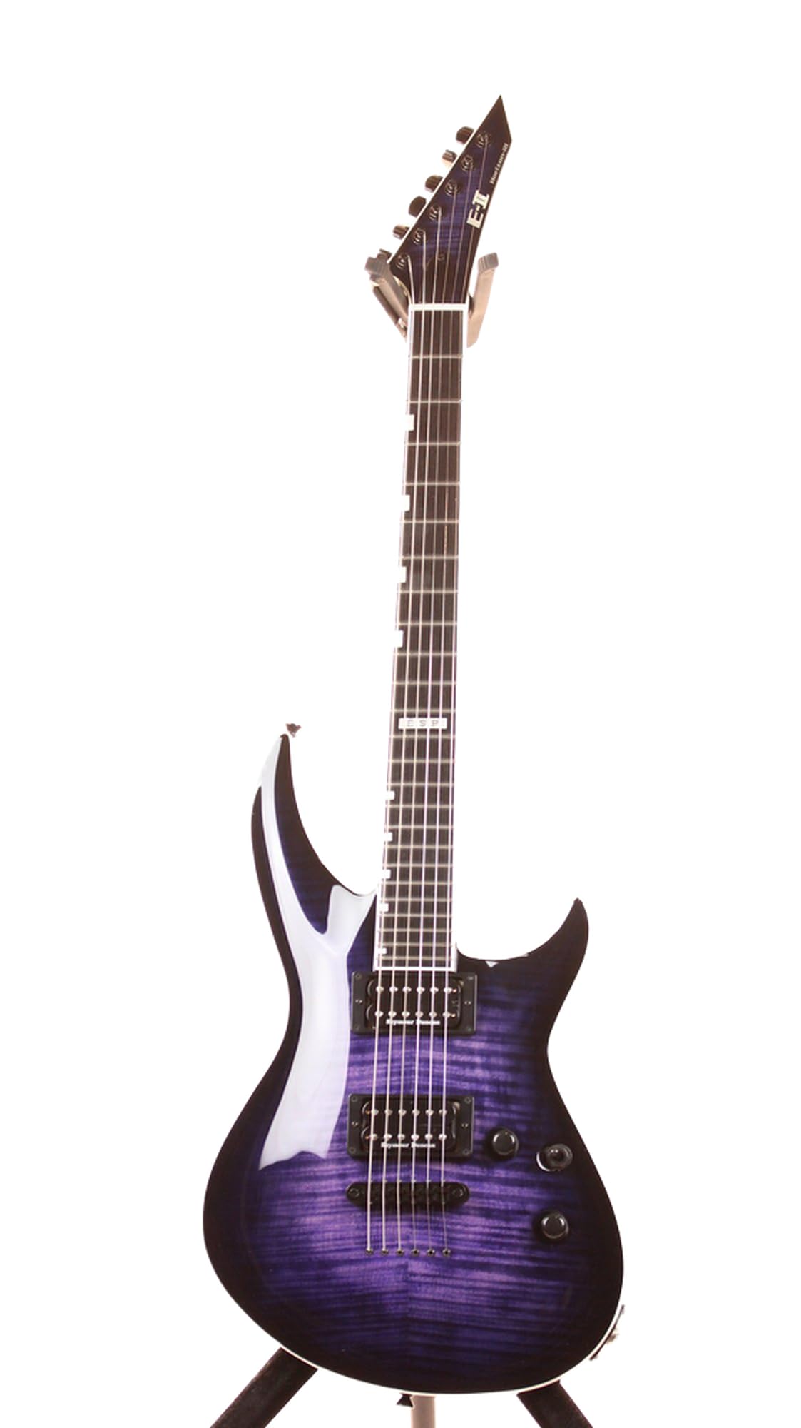 ESP E-II Horizon-III Electric Guitar with Case, Reindeer Blue