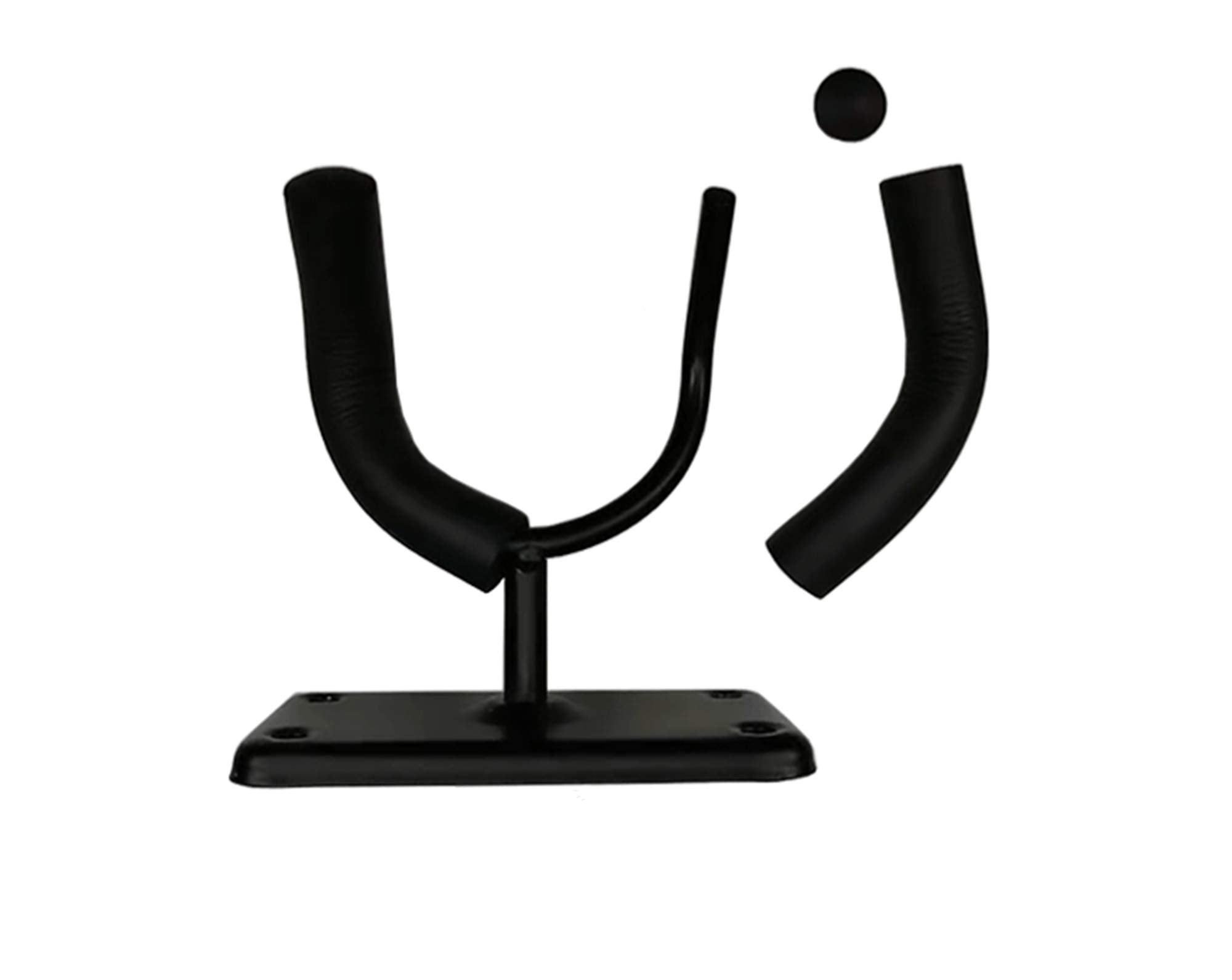 CC CAIHONG Guitar Wall Mount Hanger Metal Square 2 Pack Hook Holder Stand with Screws Guitar Hangers Hooks for Acoustic Electric