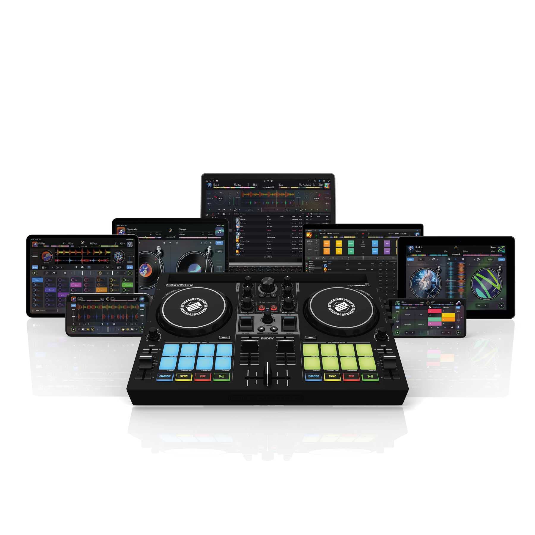 Reloop 2 Channel DJ Controller for IOS & Computer (BUDDY)