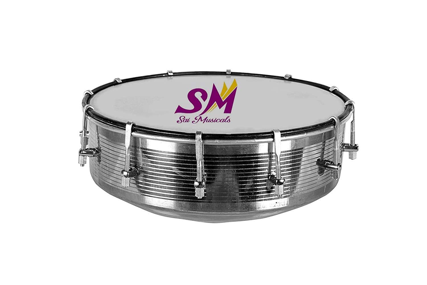 Sai Musical Instruments 1 Piece Tasha, White 14 Inch