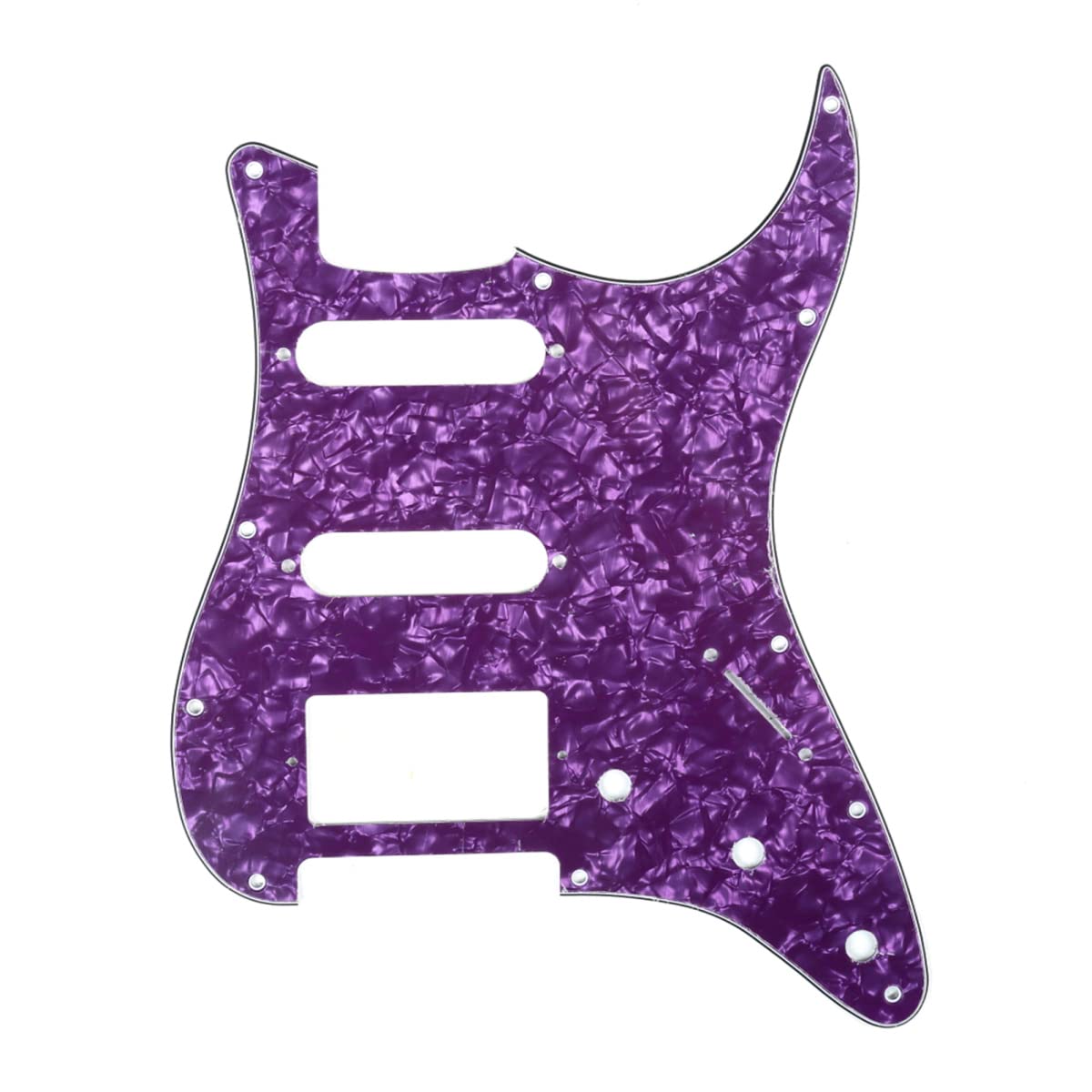 Musiclily Hss 11 Holes Strat Electric Guitar Pickguard For Fender Us/Mexico Made Standard Stratocaster Modern Style Guitar Parts