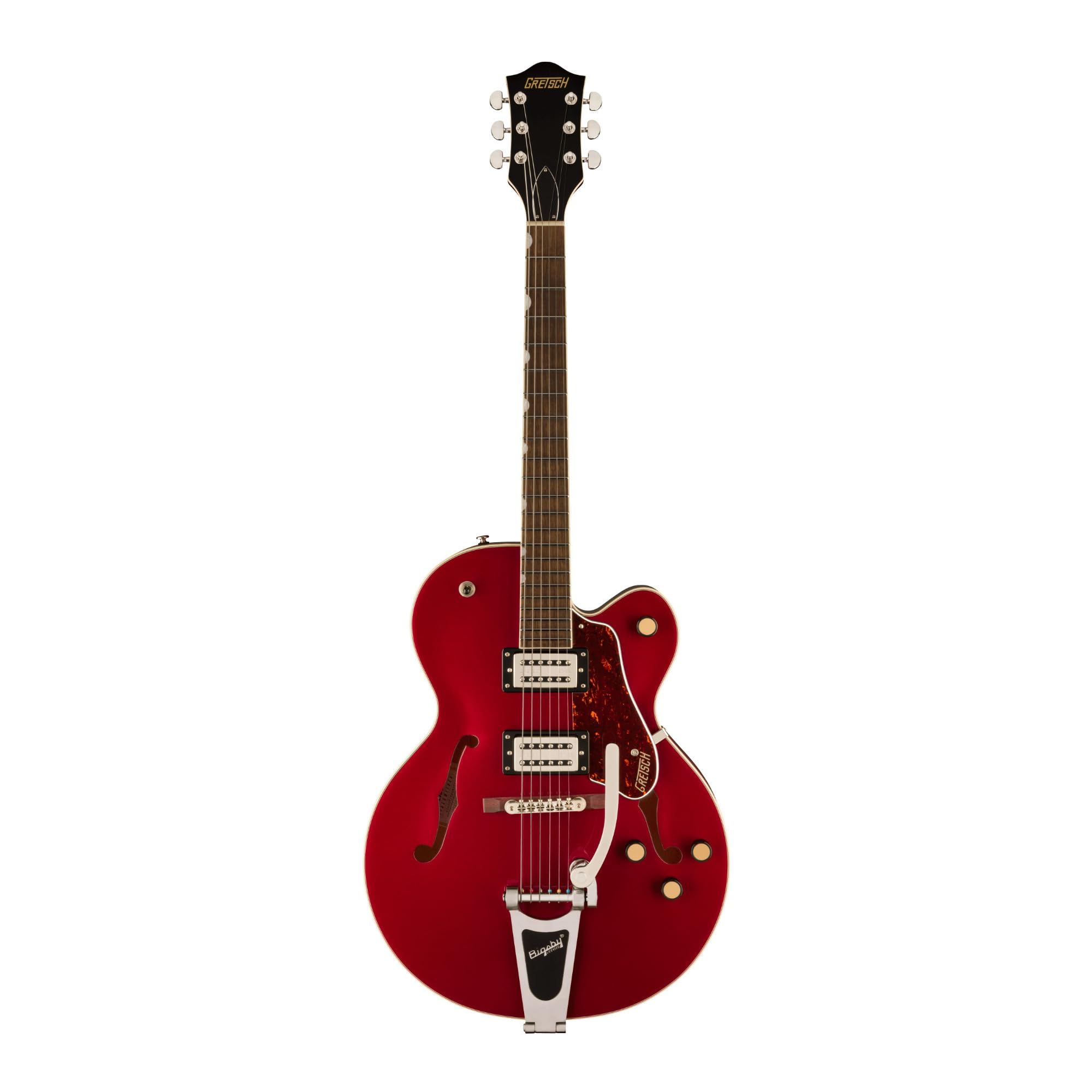 Gretsch G2420T Streamliner 6-String Right-Handed Electric Guitar With Bigsby Tailpiece Arched Maple Hollow Body, All-New Broadtr